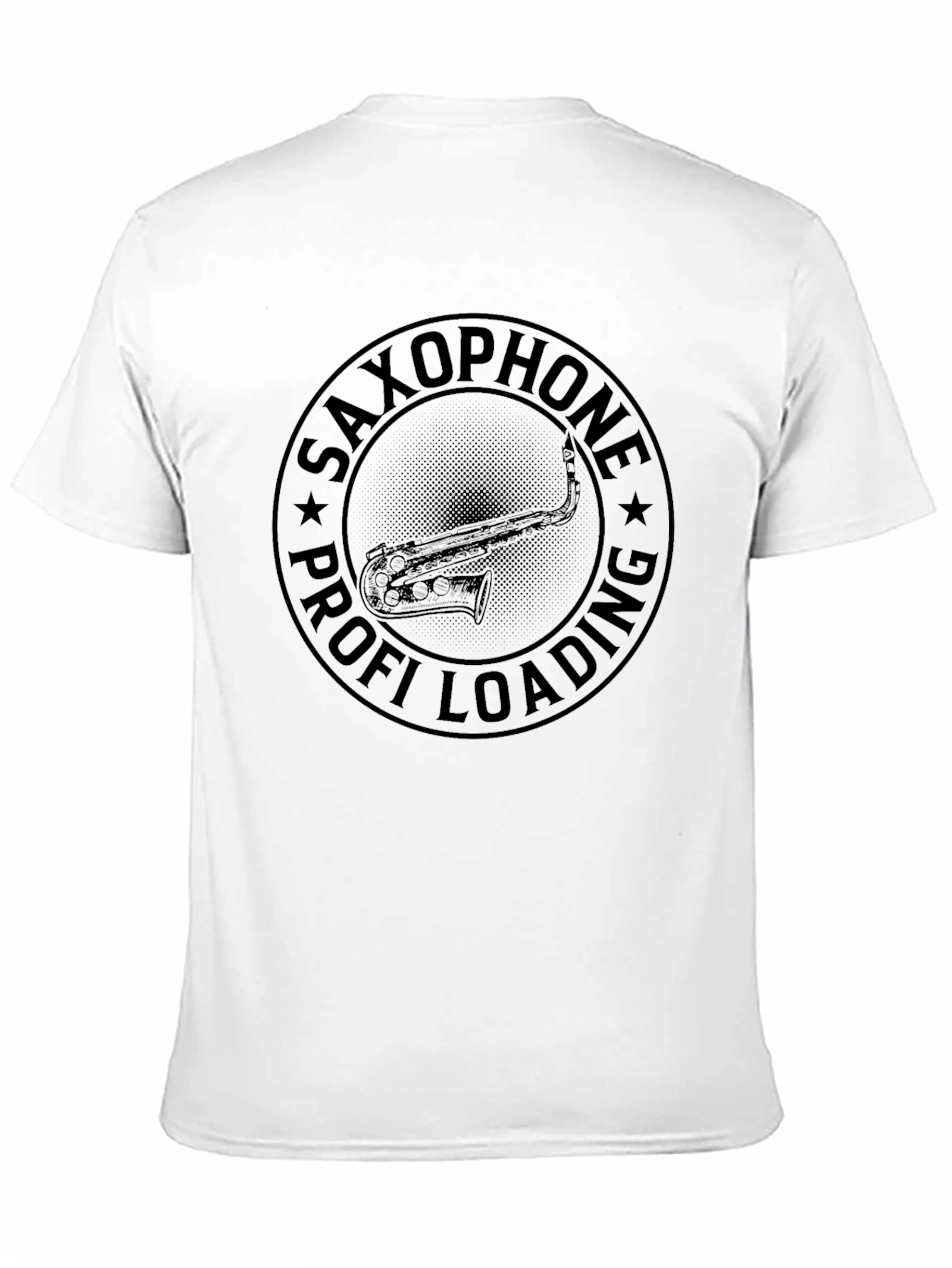 Saxophone Profi Loading Black T-Shirt