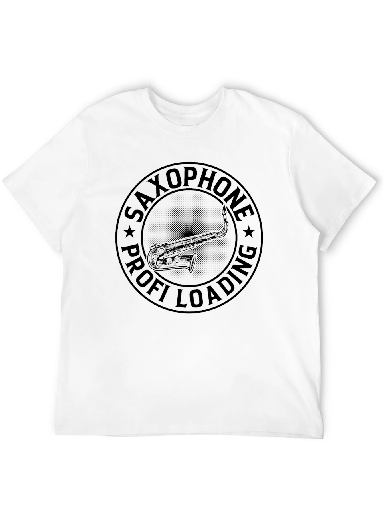 Saxophone Profi Loading Black T-Shirt