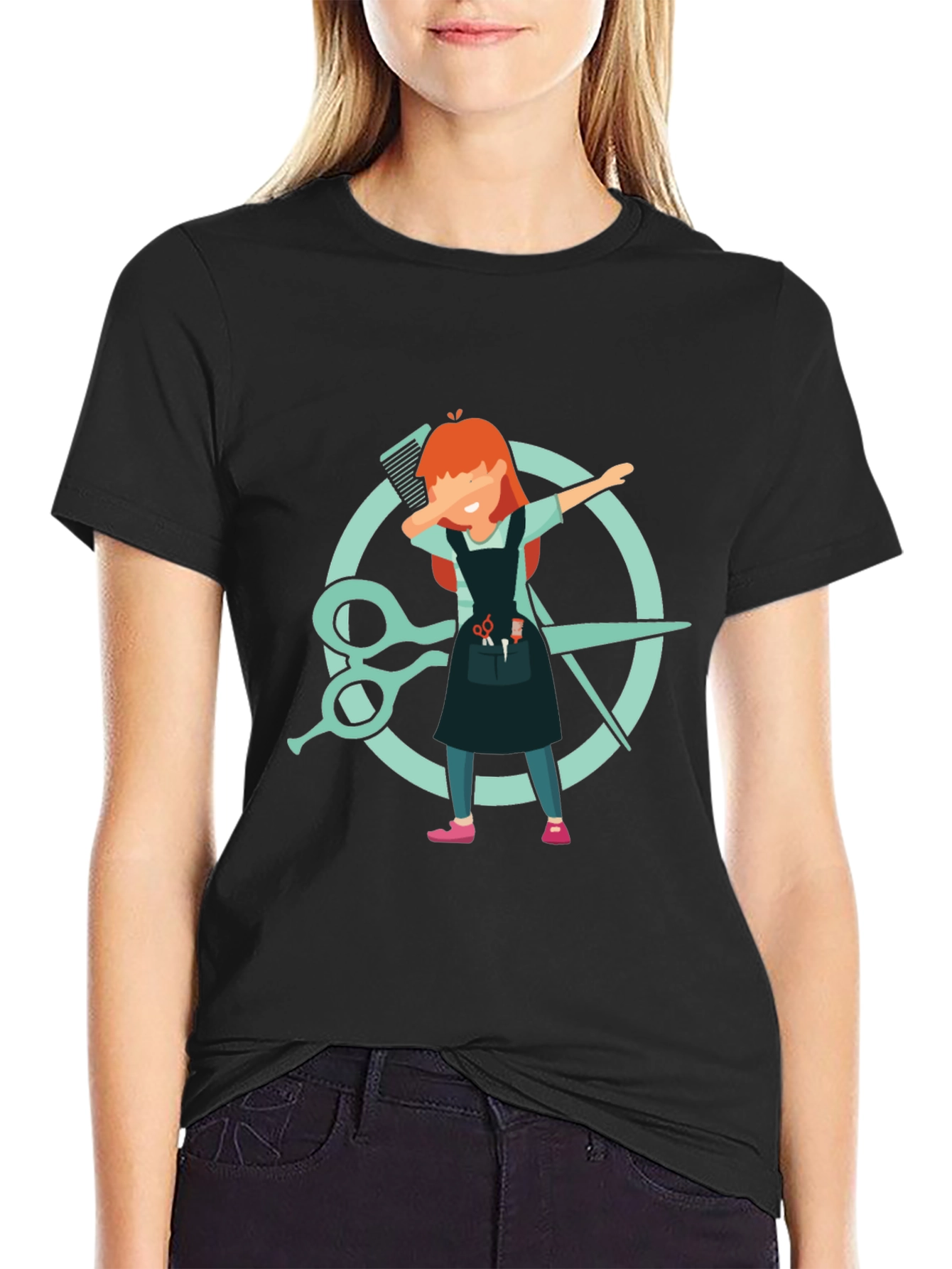 Barber Dab T-Shirt - Hair Stylist Tee