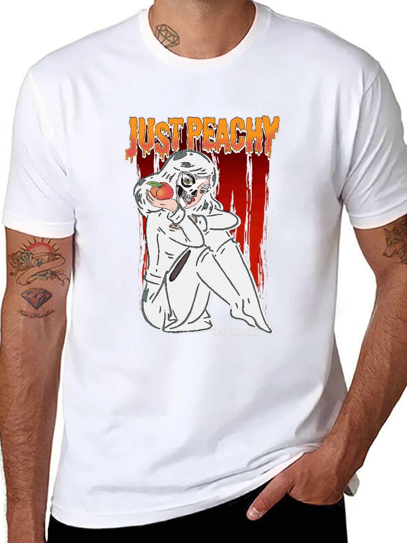 Just Peachy Graphic T-Shirt - Murder Apparel