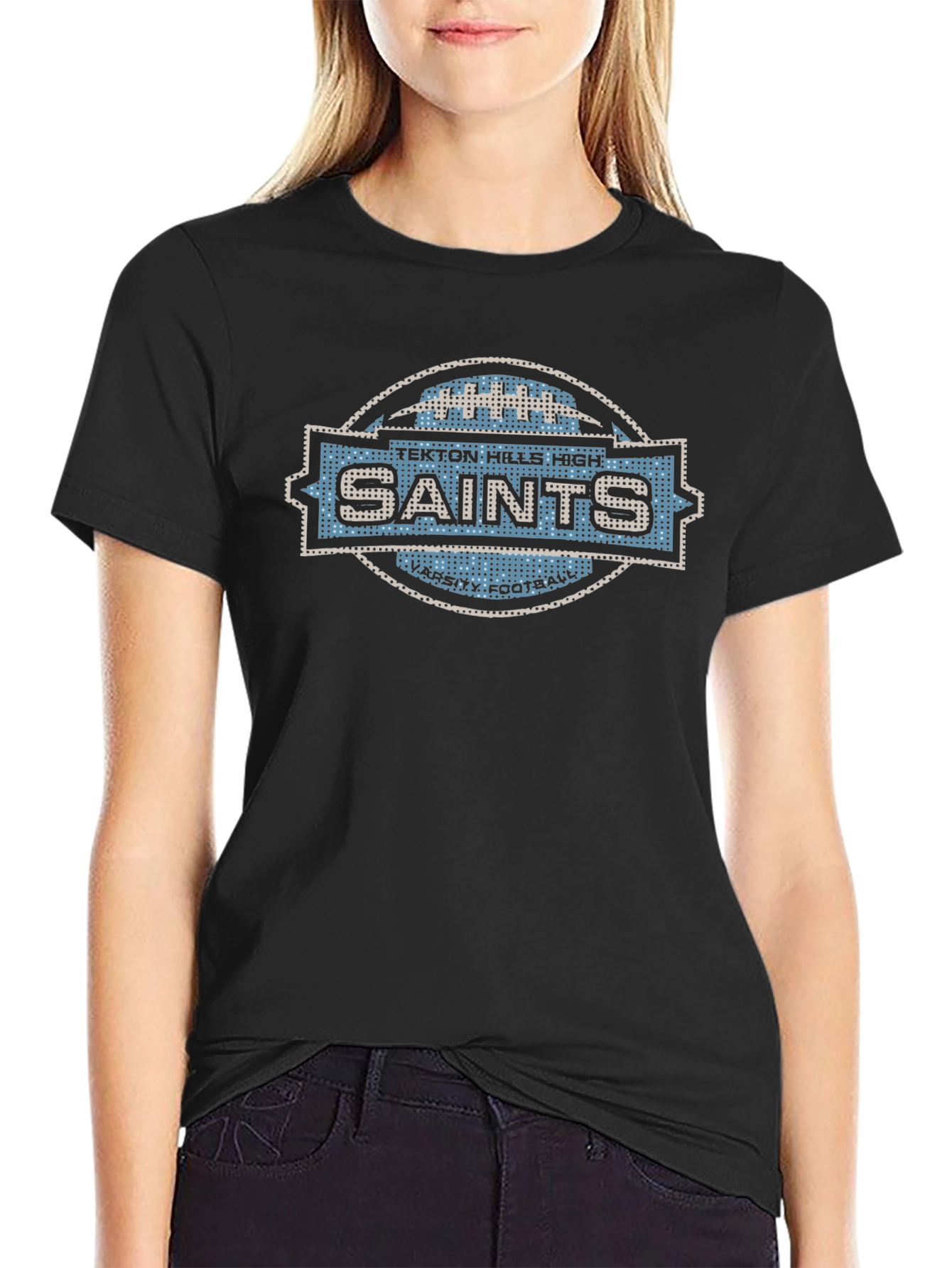 Tekton Hills High Saints Varsity Football T-Shirt