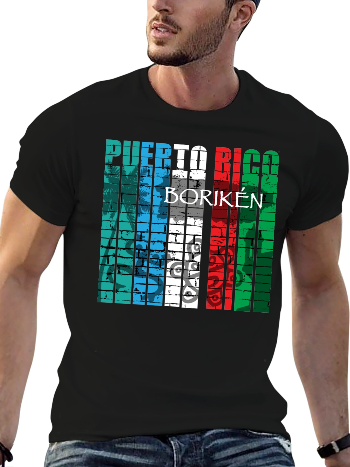 Puerto Rico Boriken Graphic T-Shirt