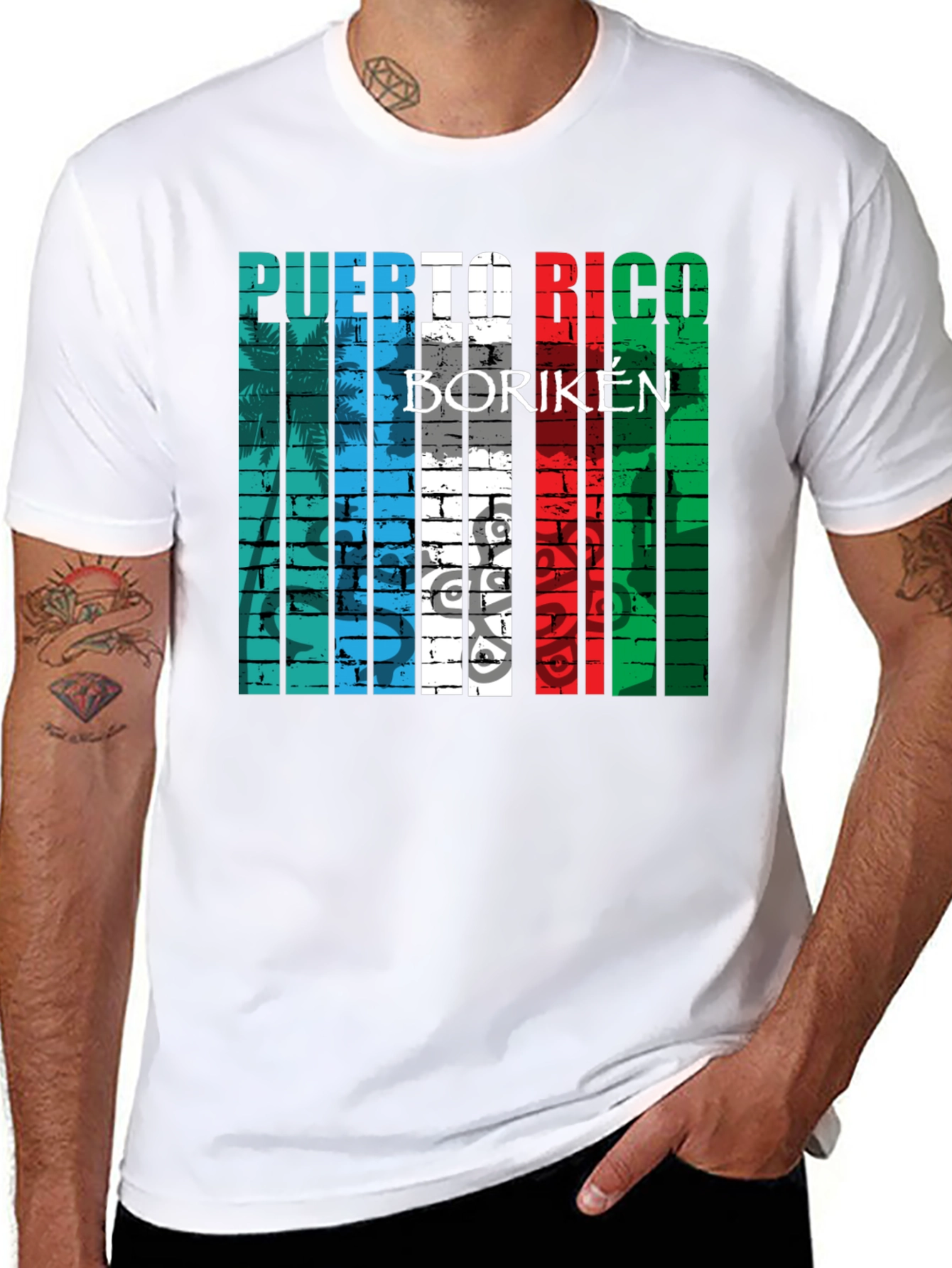 Puerto Rico Boriken Graphic T-Shirt