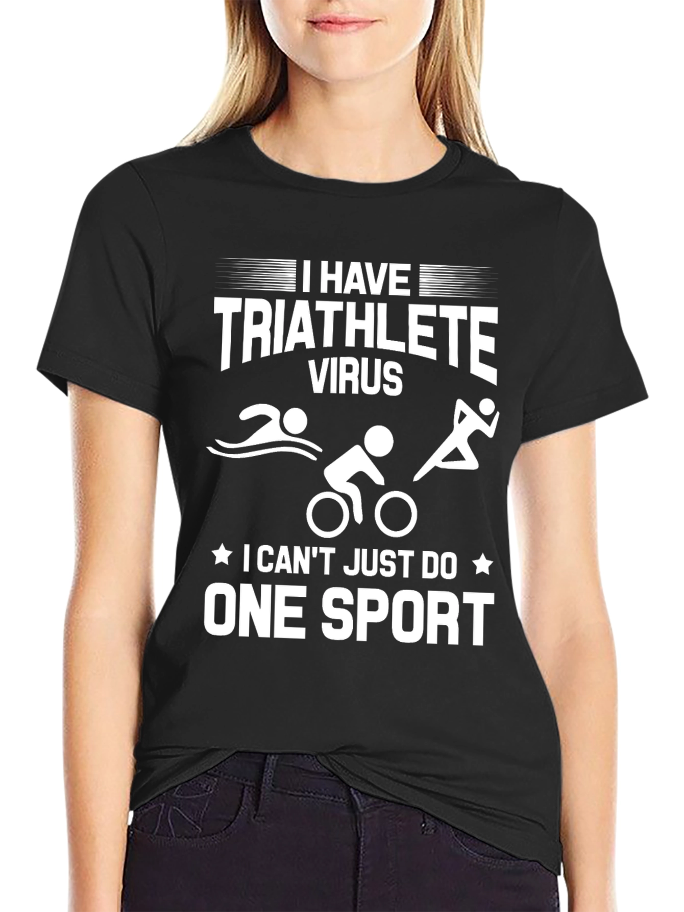 Triathlete Virus T-Shirt One Sport Funny Shirt