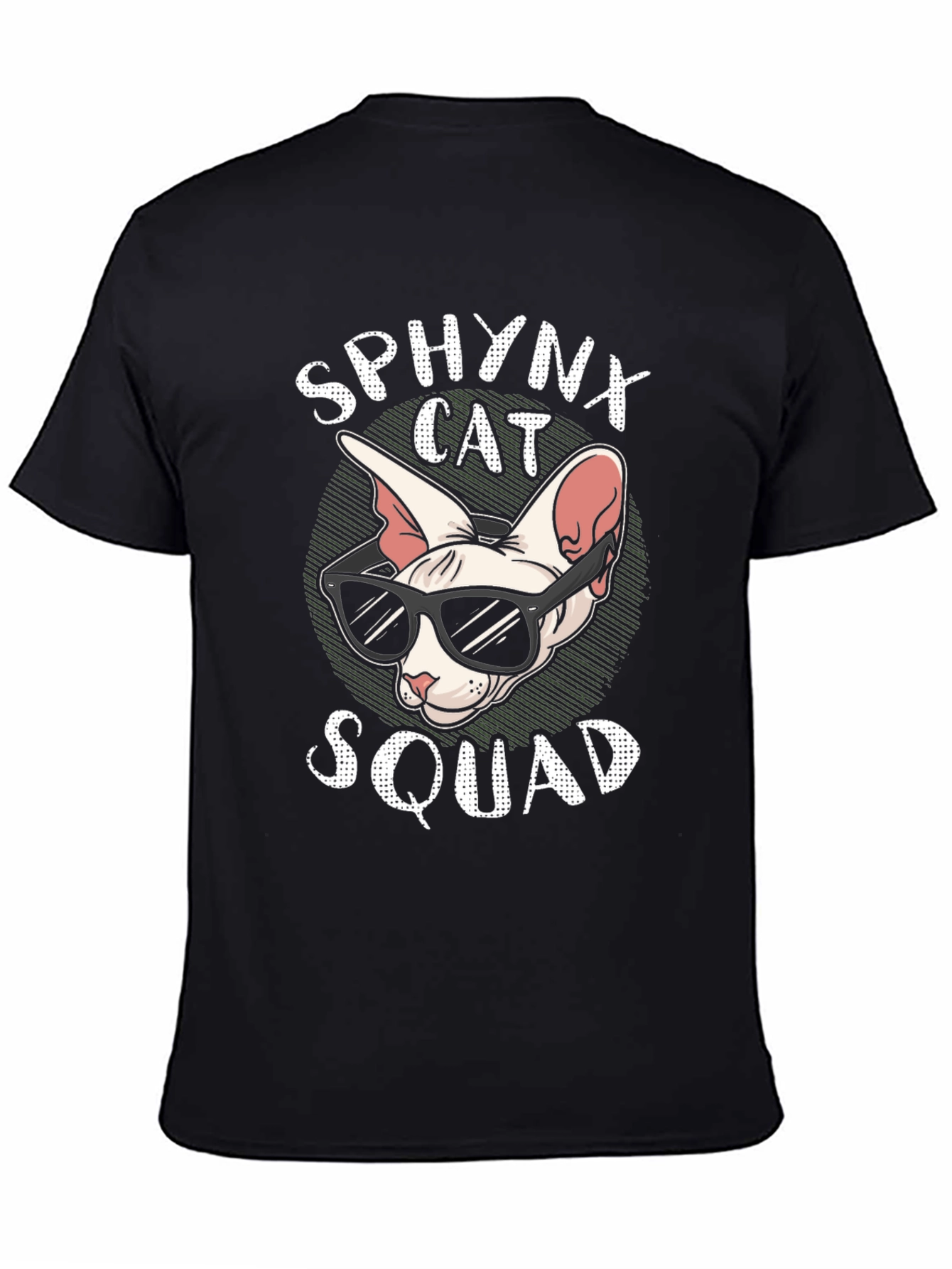 Sphynx Cat Squad Graphic T-Shirt