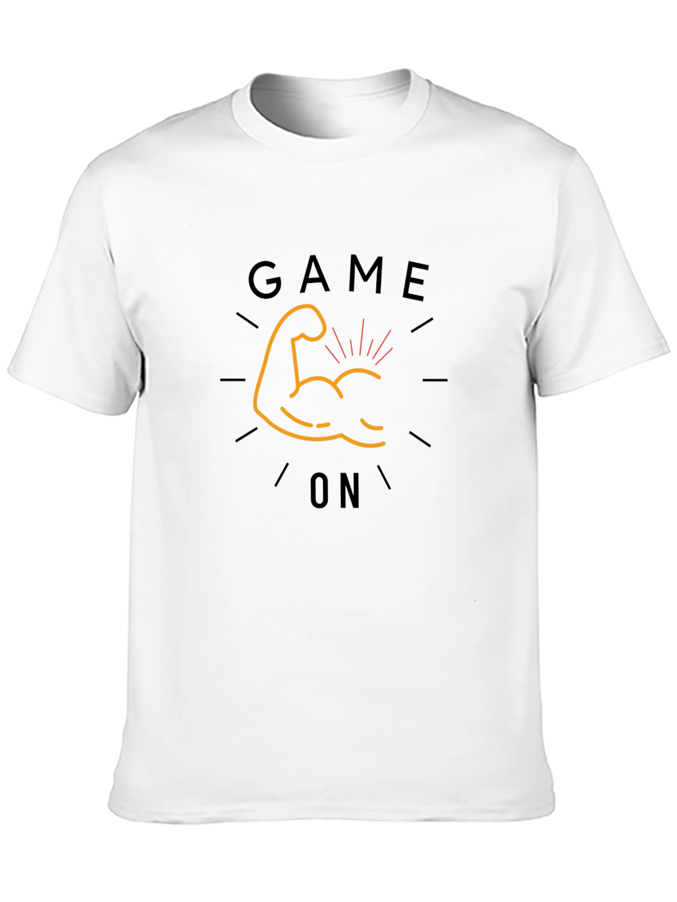 Game On Graphic Tee - Black