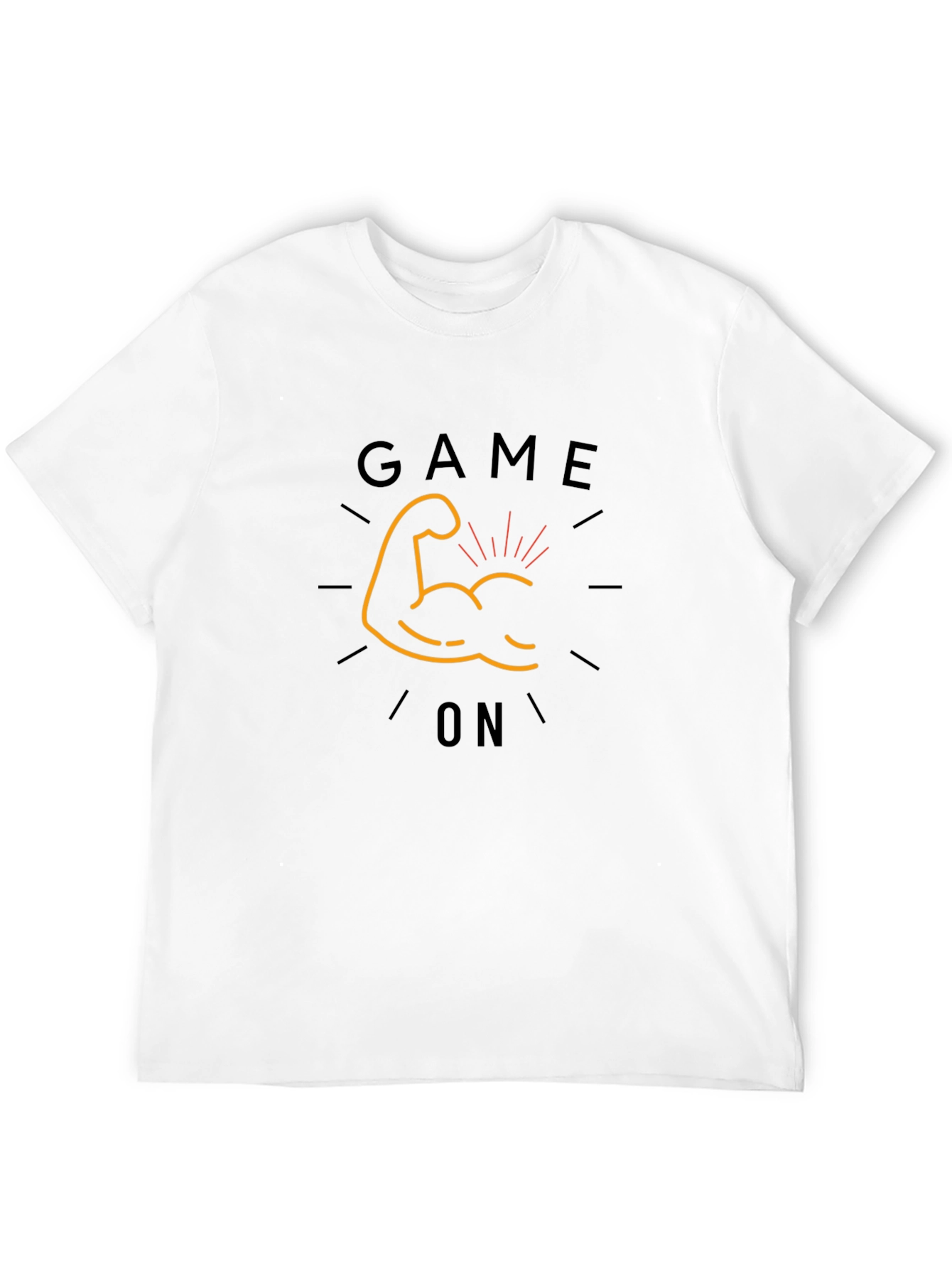 Game On Graphic Tee - Black