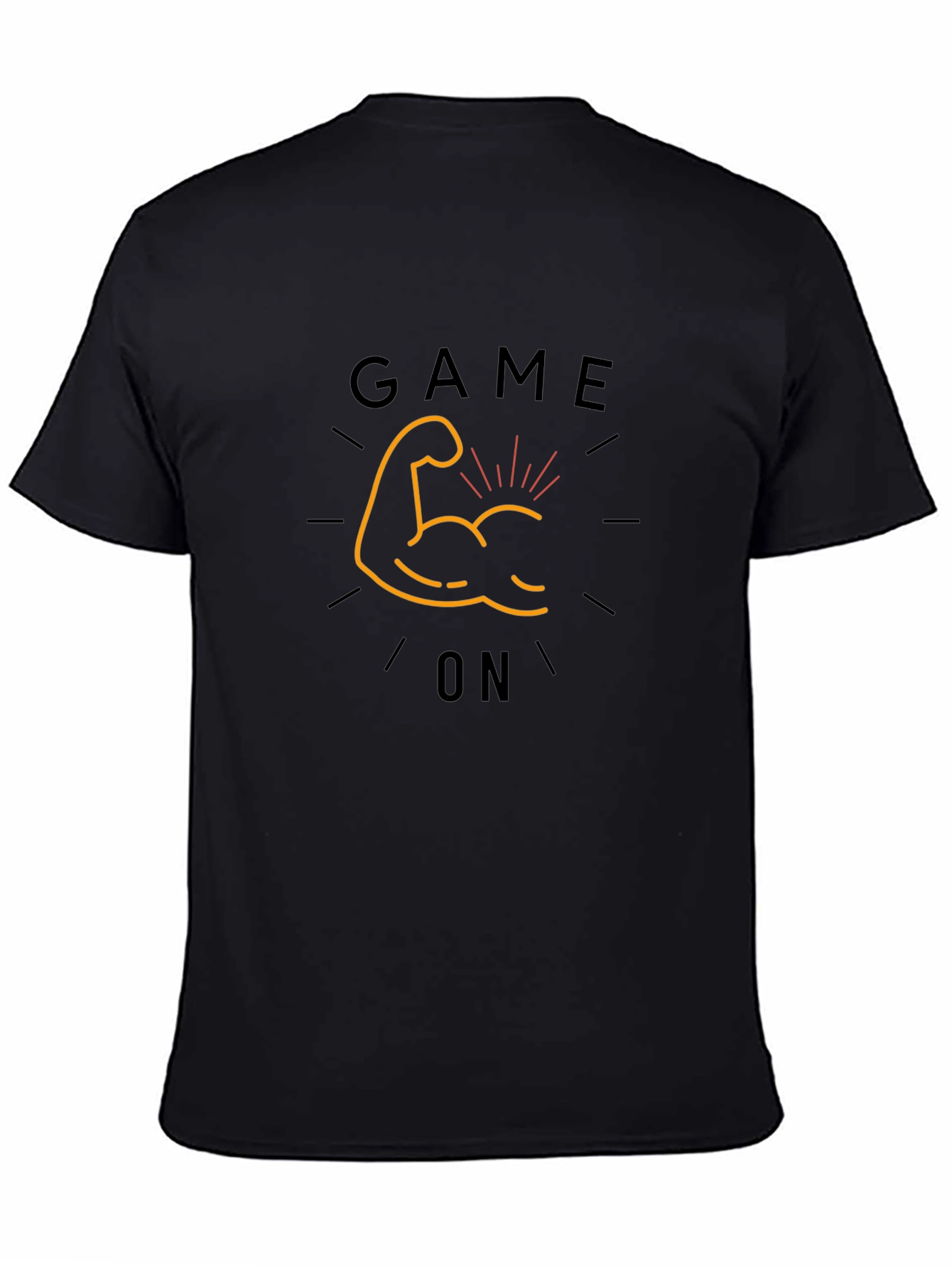 Game On Graphic Tee - Black