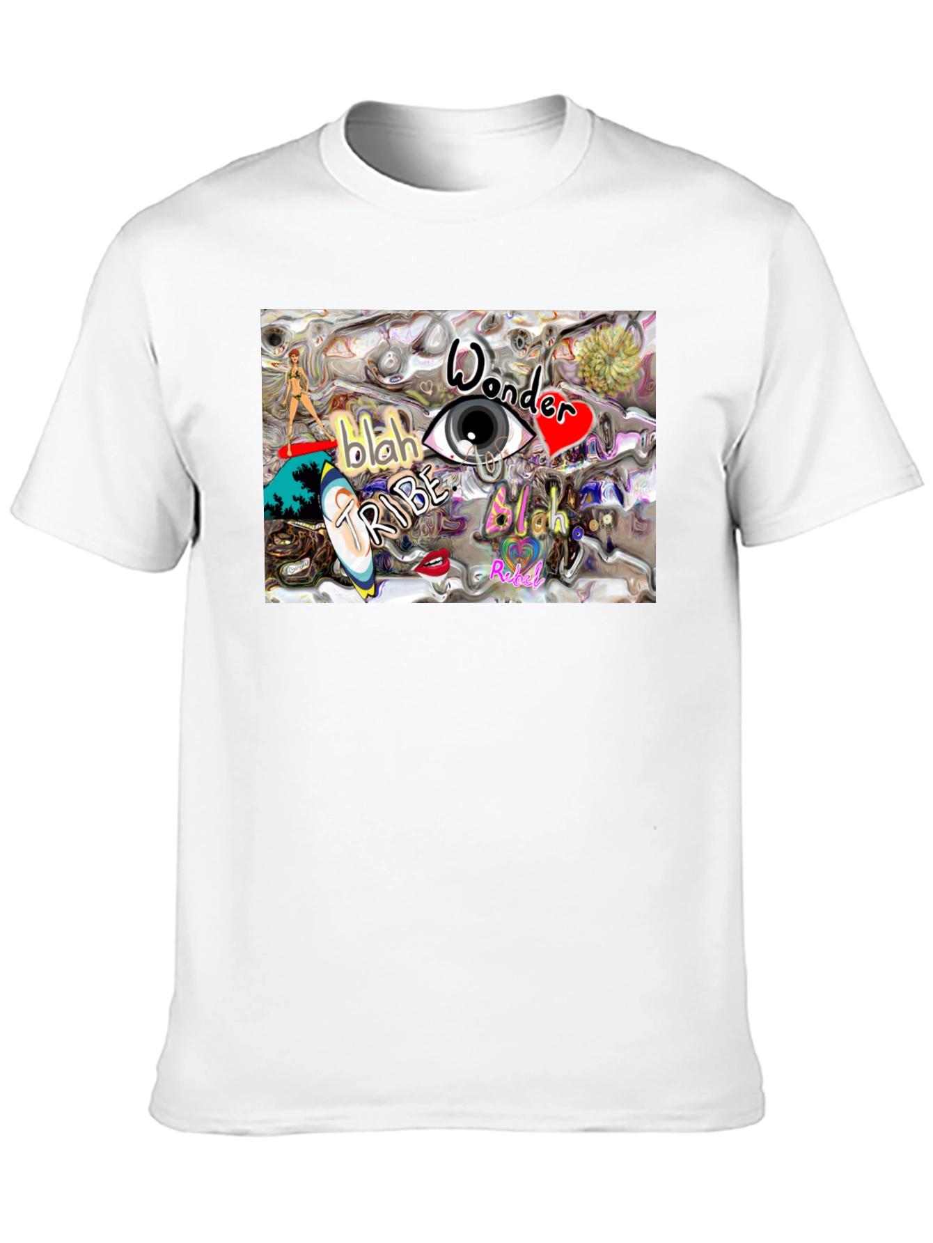 Eye Wonder Tribe Graphic Tee - Black