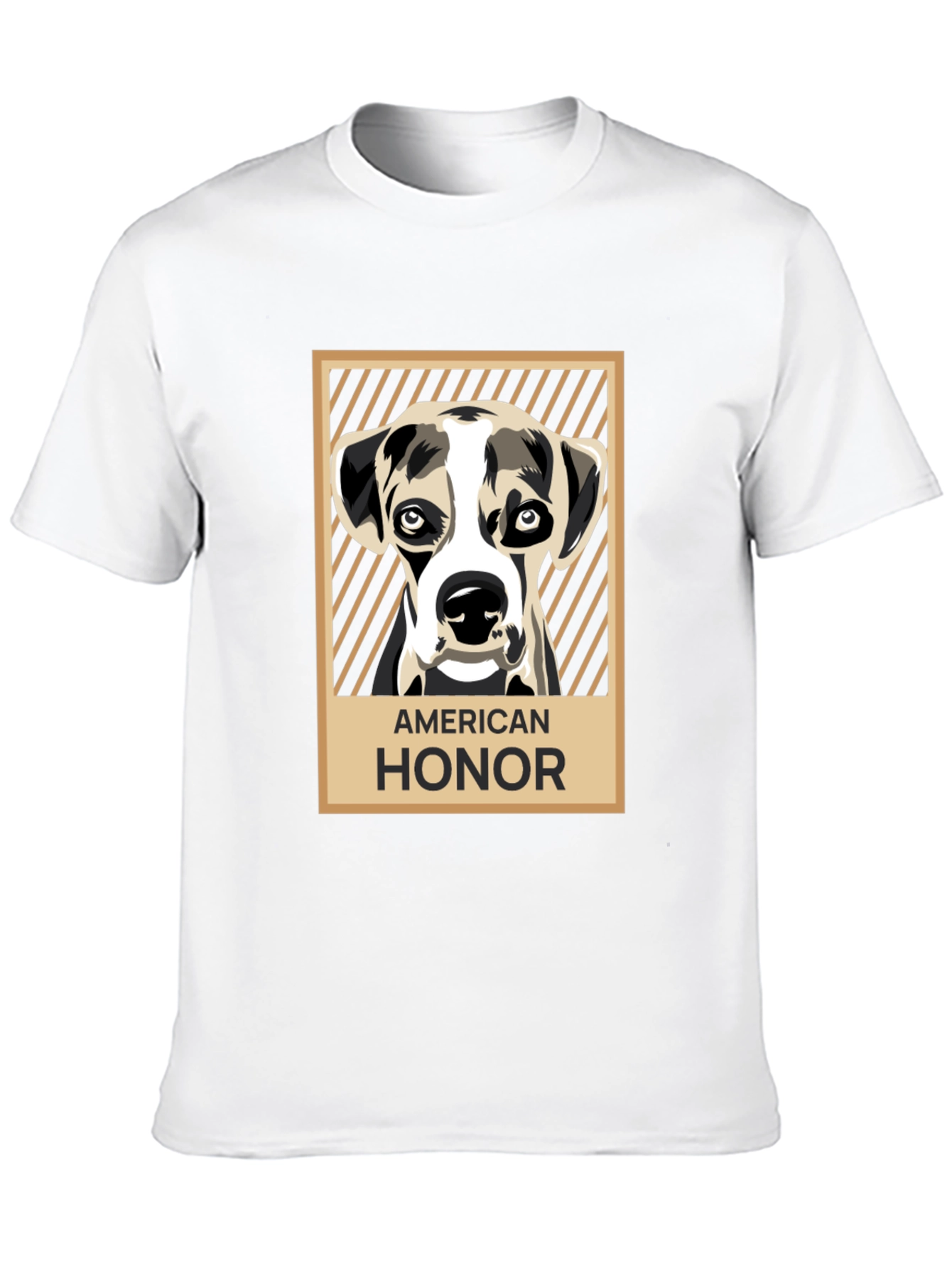 American Honor Dog Graphic Tee - Black