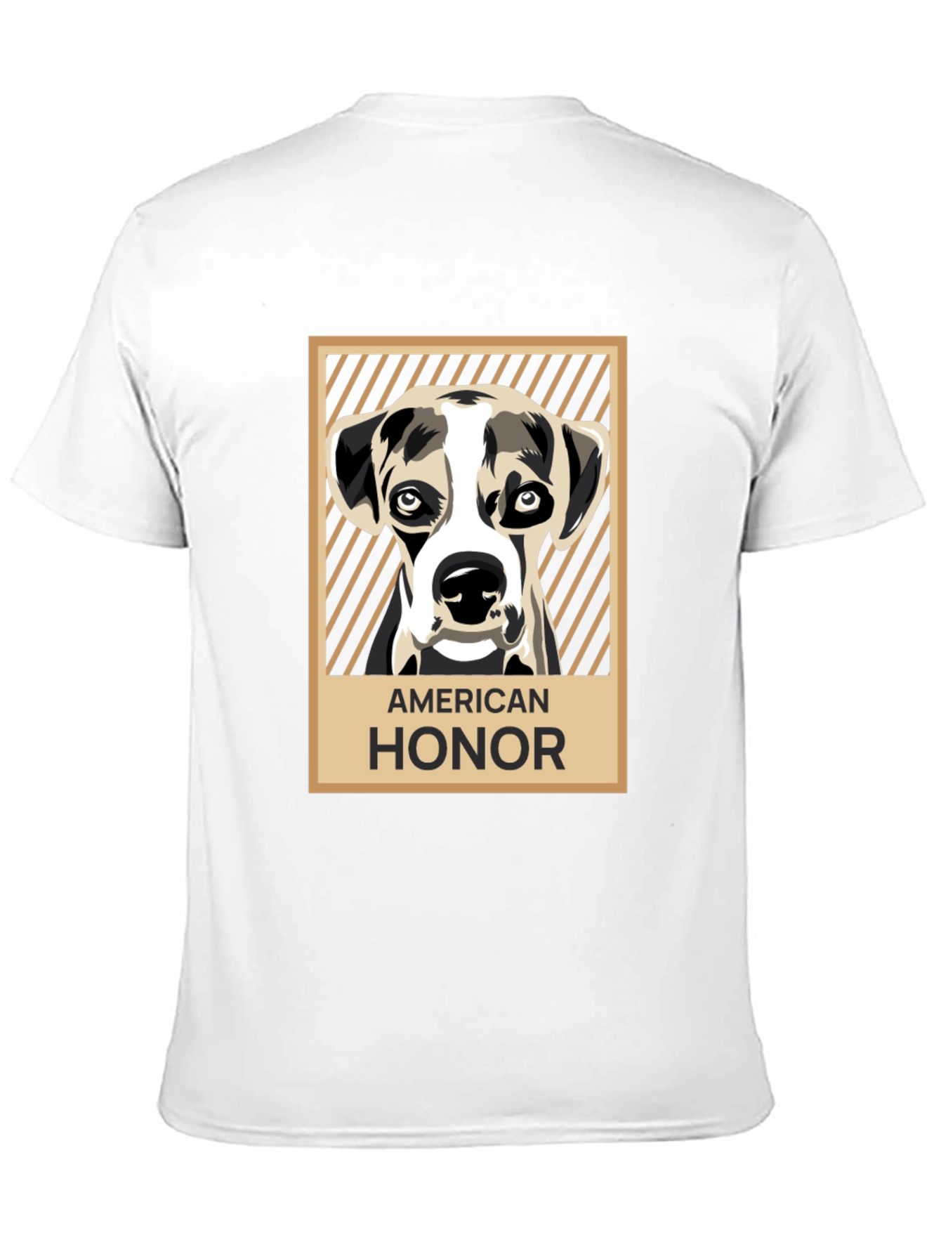 American Honor Dog Graphic Tee - Black