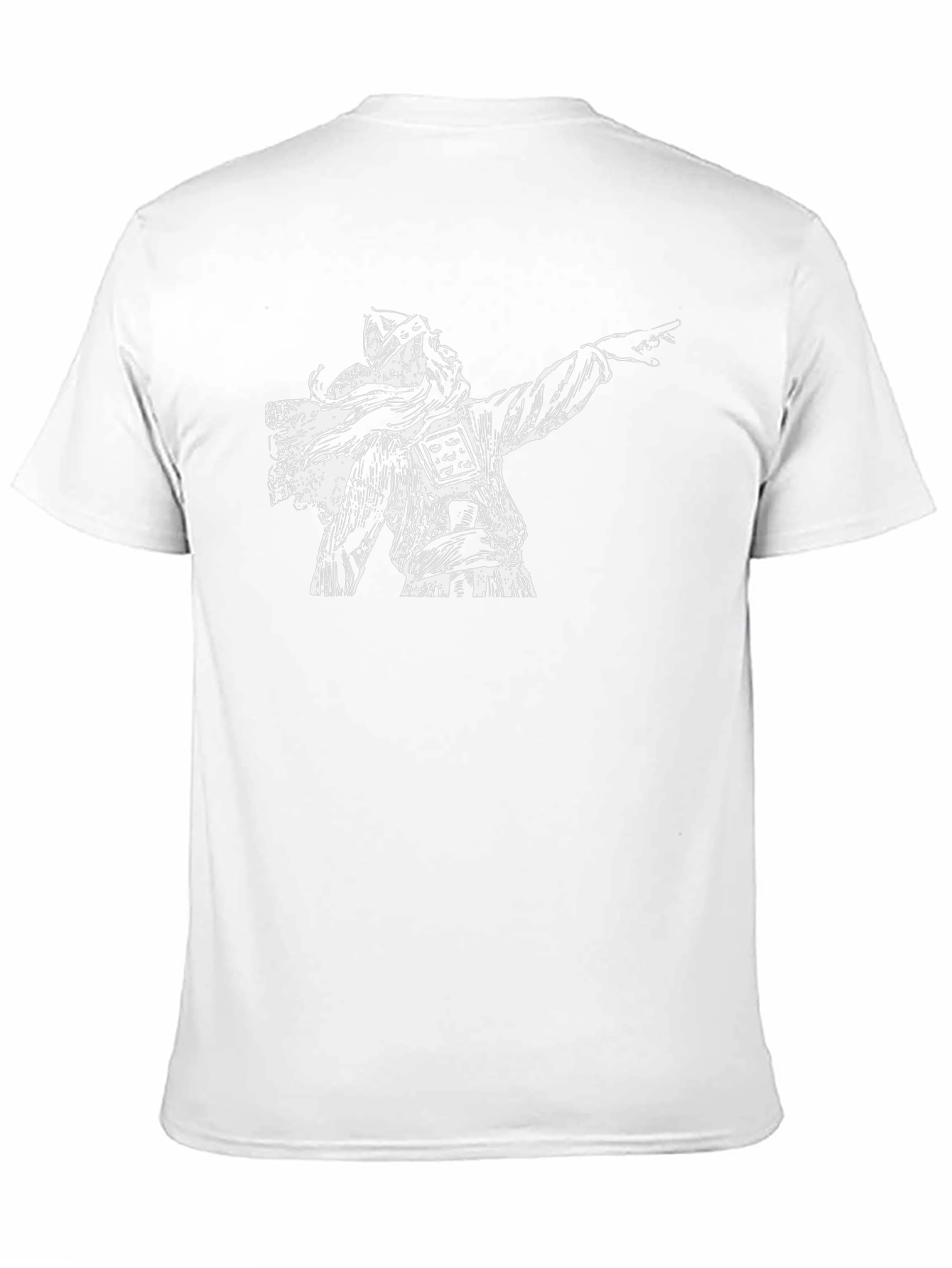 Viking Warrior Graphic Tee - Black
