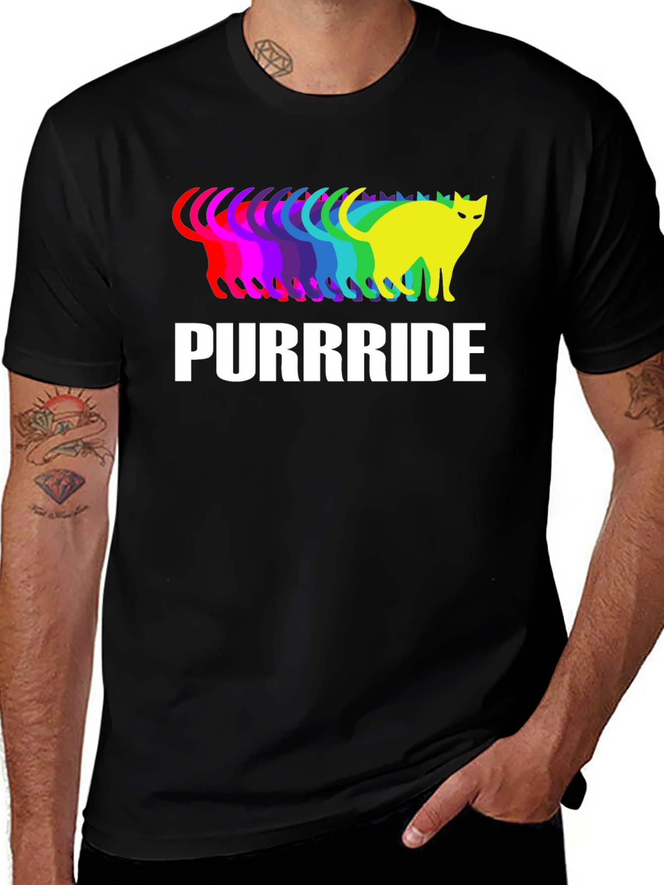 Purrrride Rainbow Cat T-Shirt