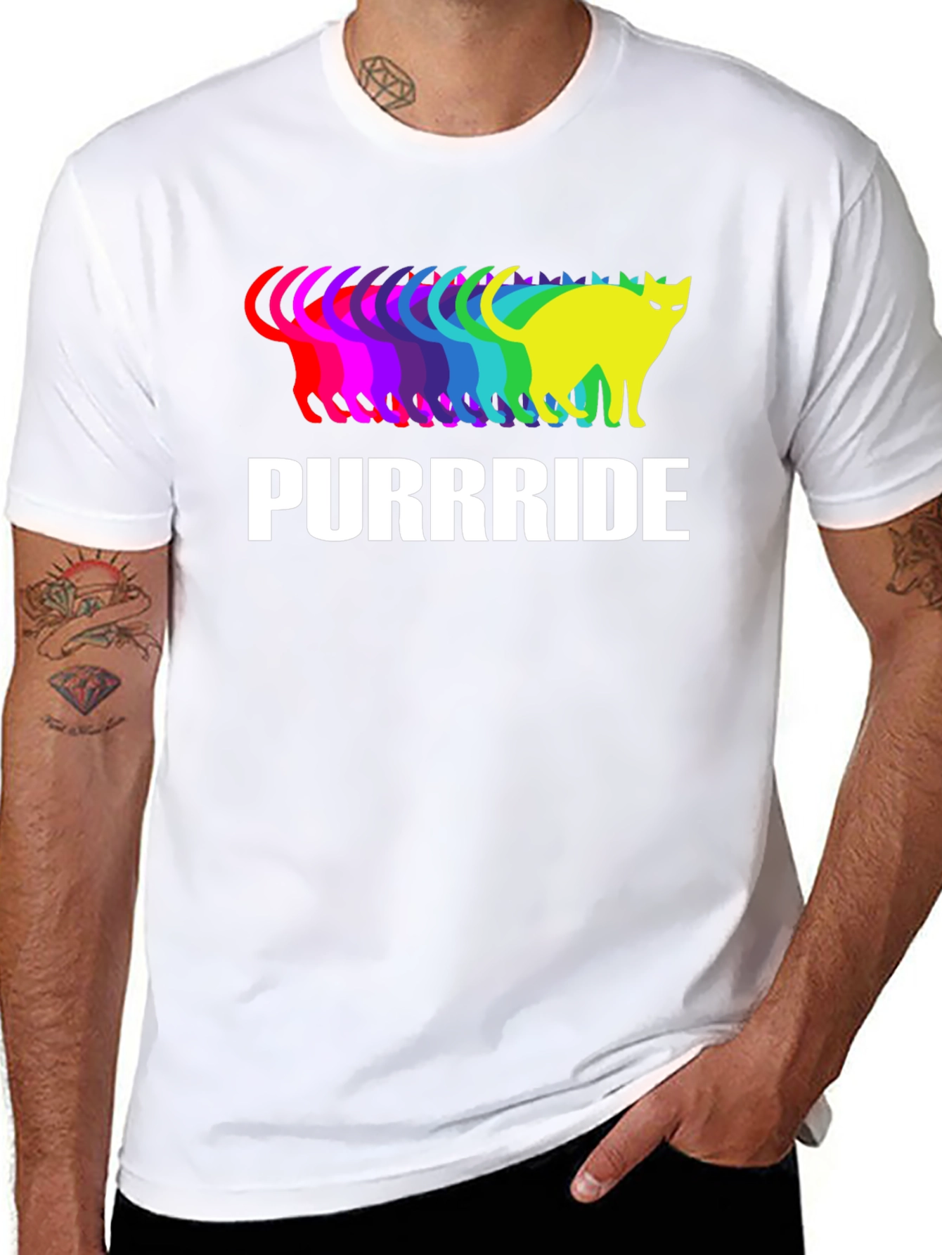 Purrrride Rainbow Cat T-Shirt