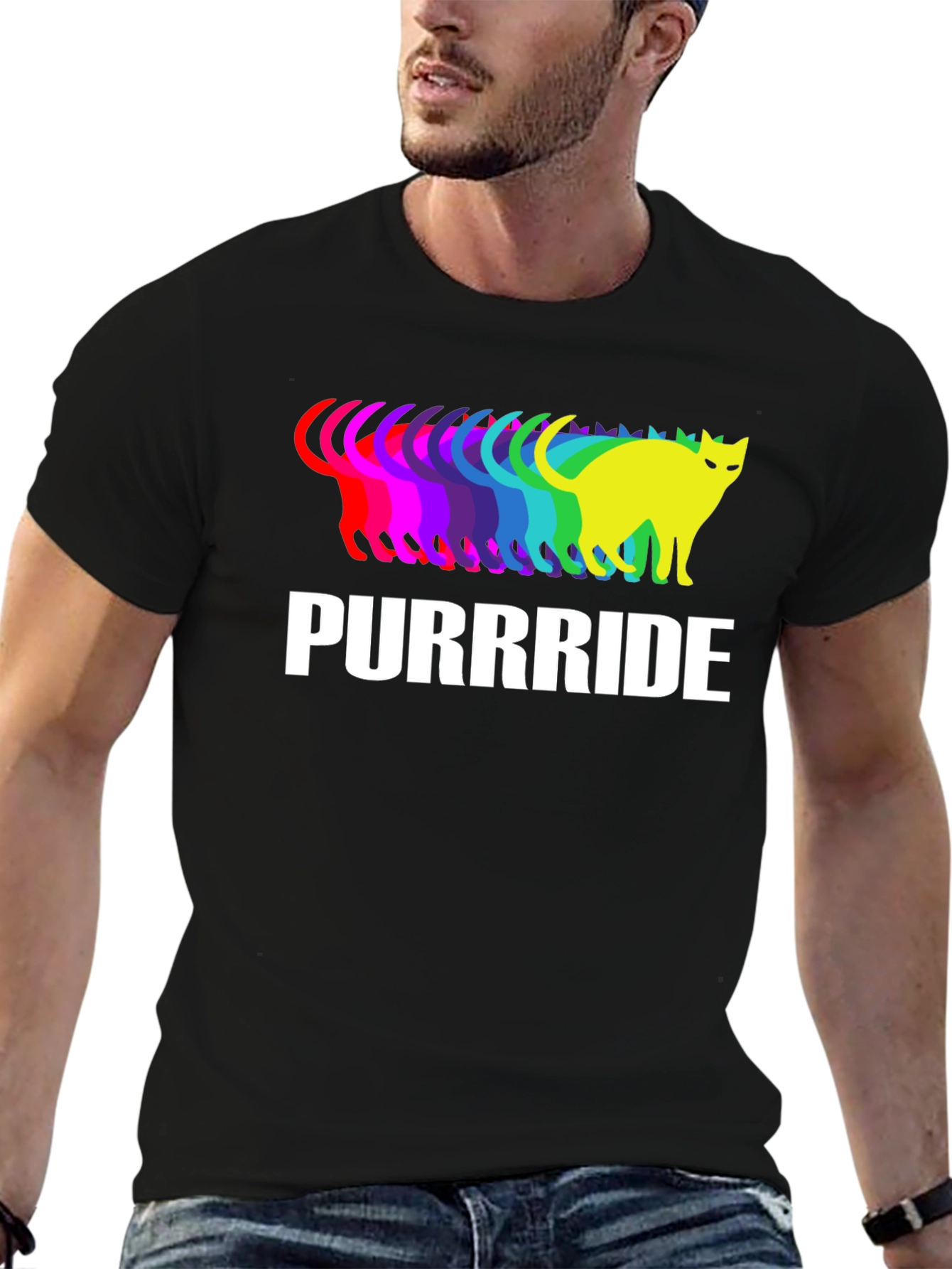 Purrrride Rainbow Cat T-Shirt