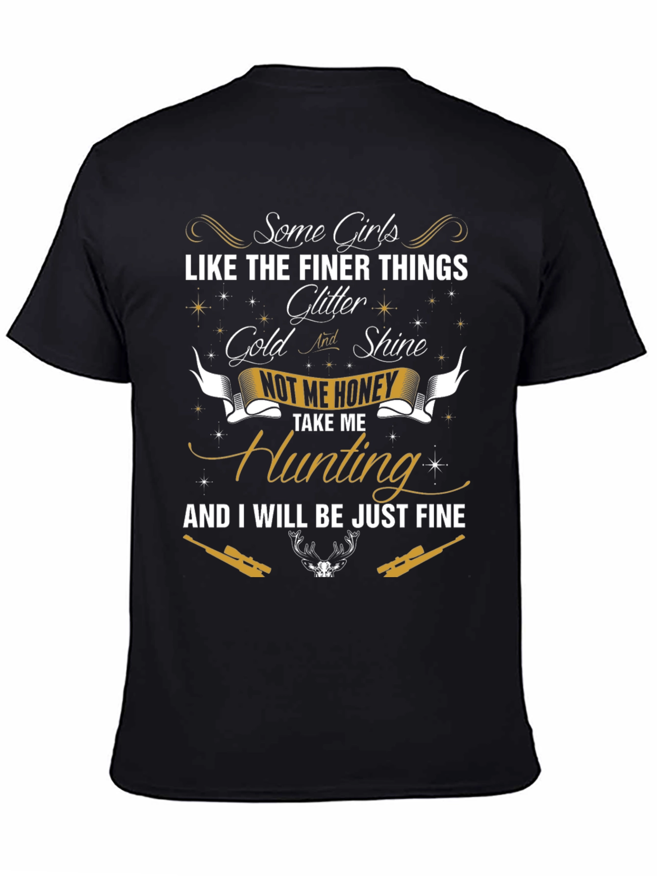 Hunting Graphic Tee: Some Girls Like Finer Things