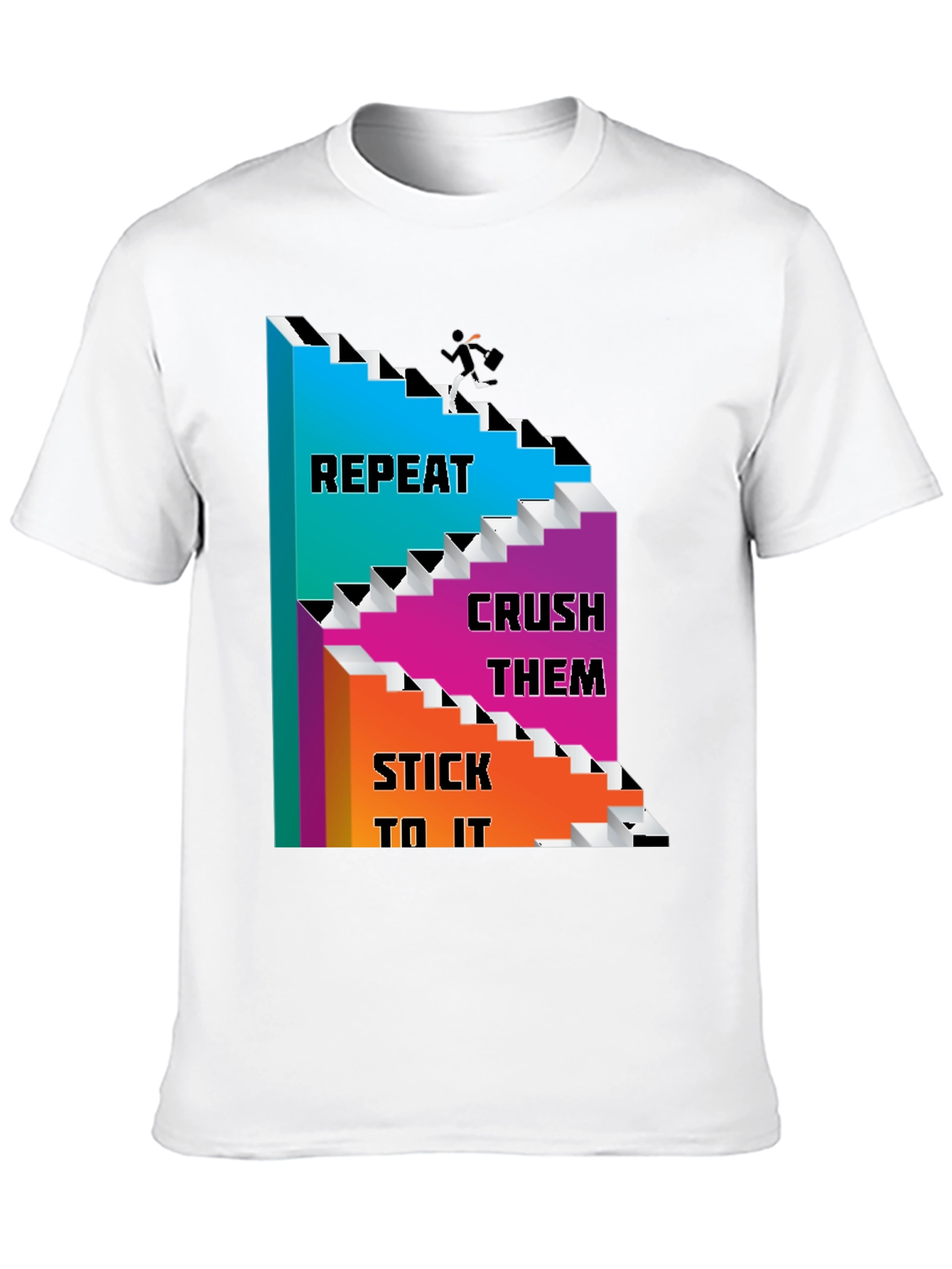 Motivational T-Shirt: Repeat Crush Stick