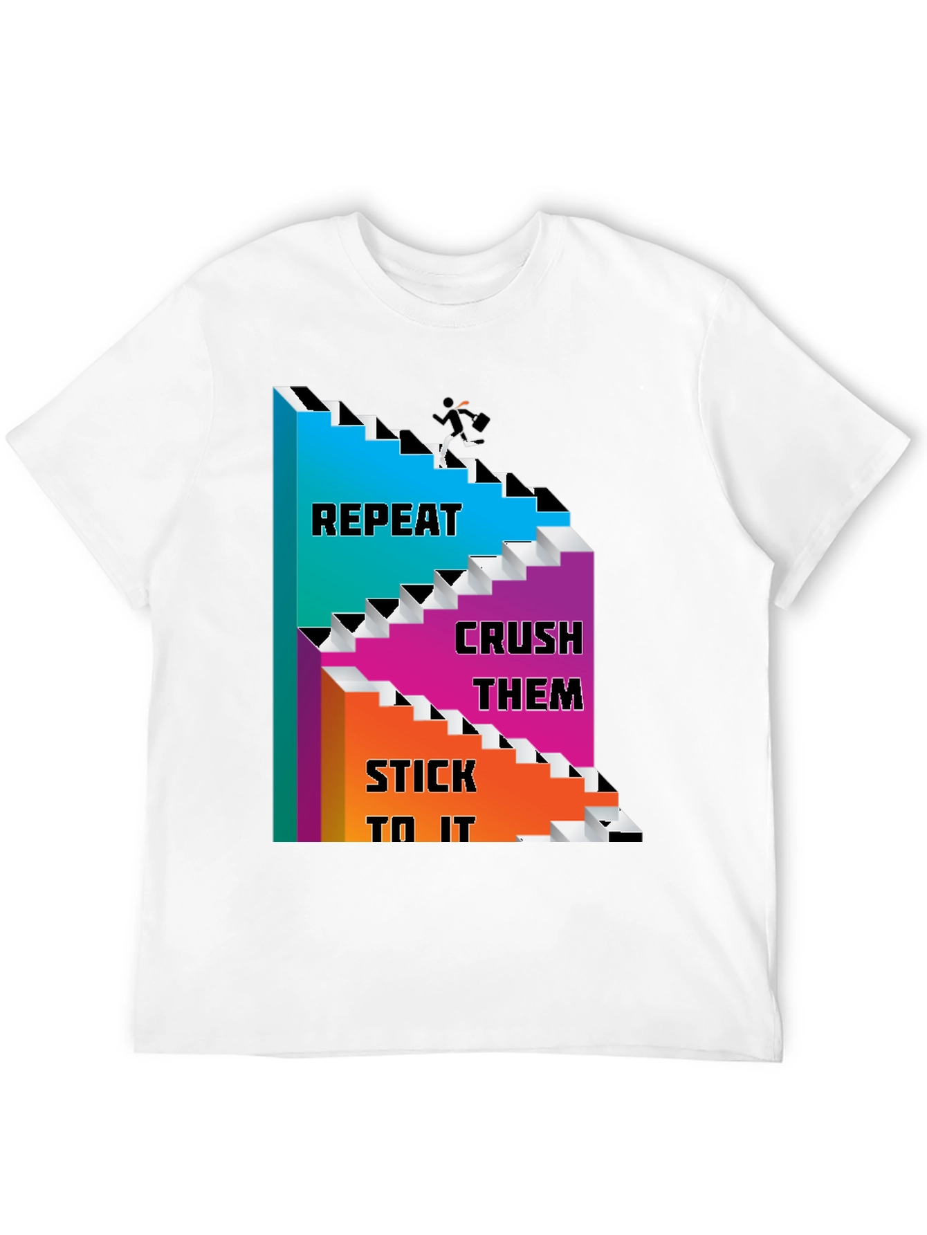 Motivational T-Shirt: Repeat Crush Stick