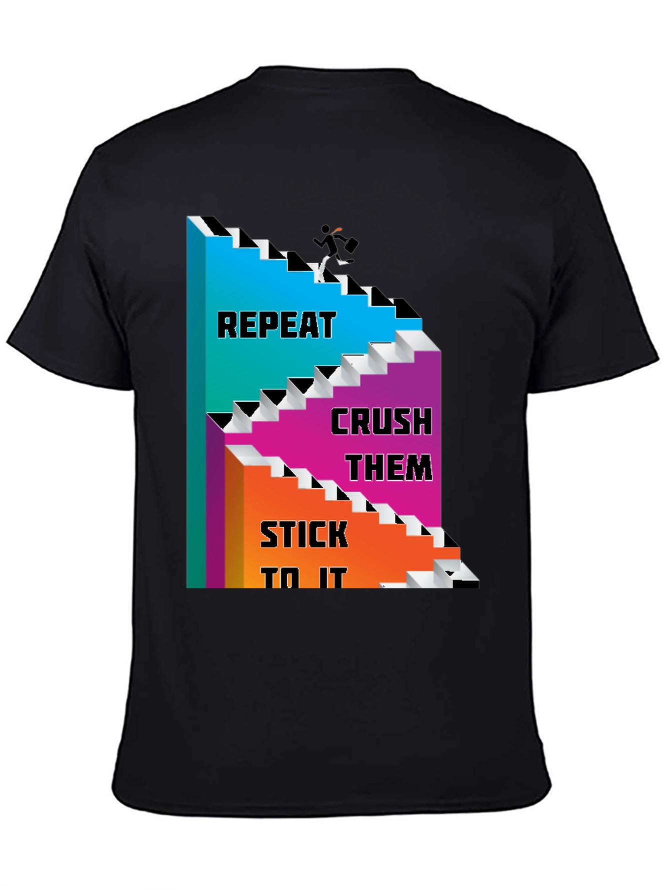 Motivational T-Shirt: Repeat Crush Stick