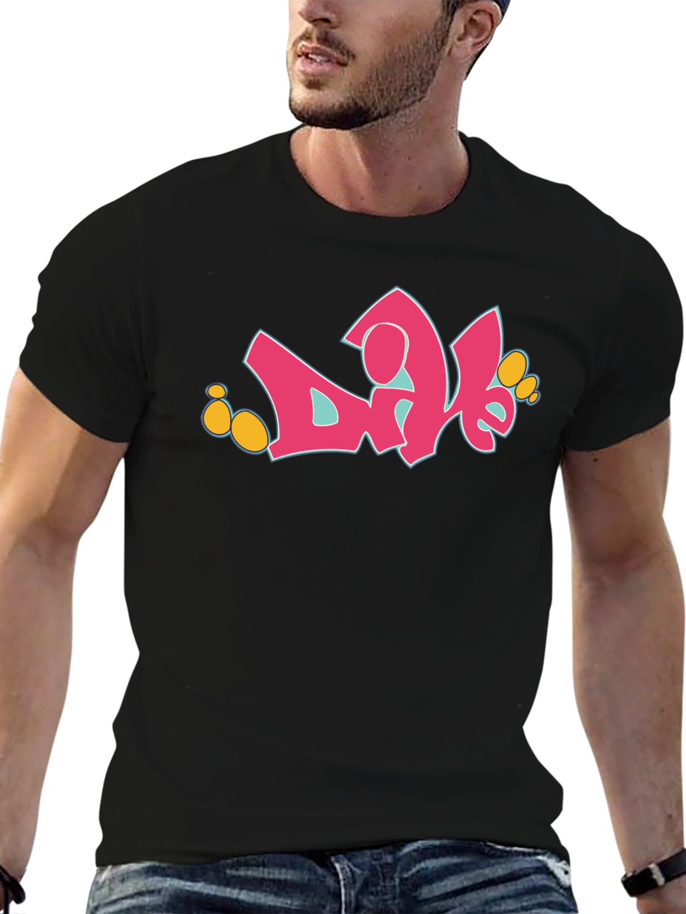 Funky Graffiti Graphic Tee - Cool Streetwear Style