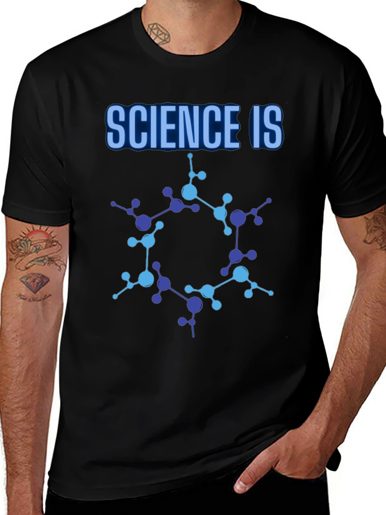 Science Is Molecule Graphic Tee