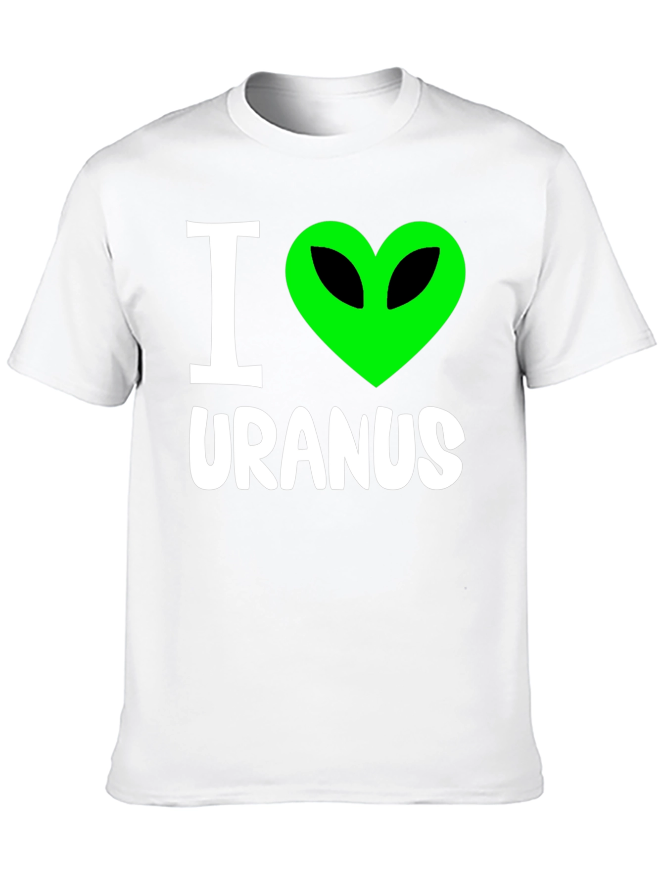 I Heart Alien Uranus T-Shirt - Funny Graphic Tee