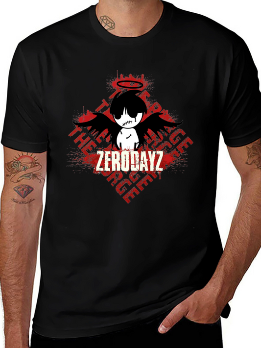 ZERODAYZ Angel Winged Graphic T-Shirt