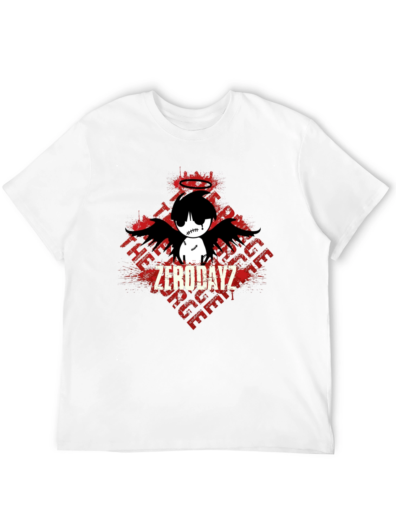 ZERODAYZ Angel Winged Graphic T-Shirt