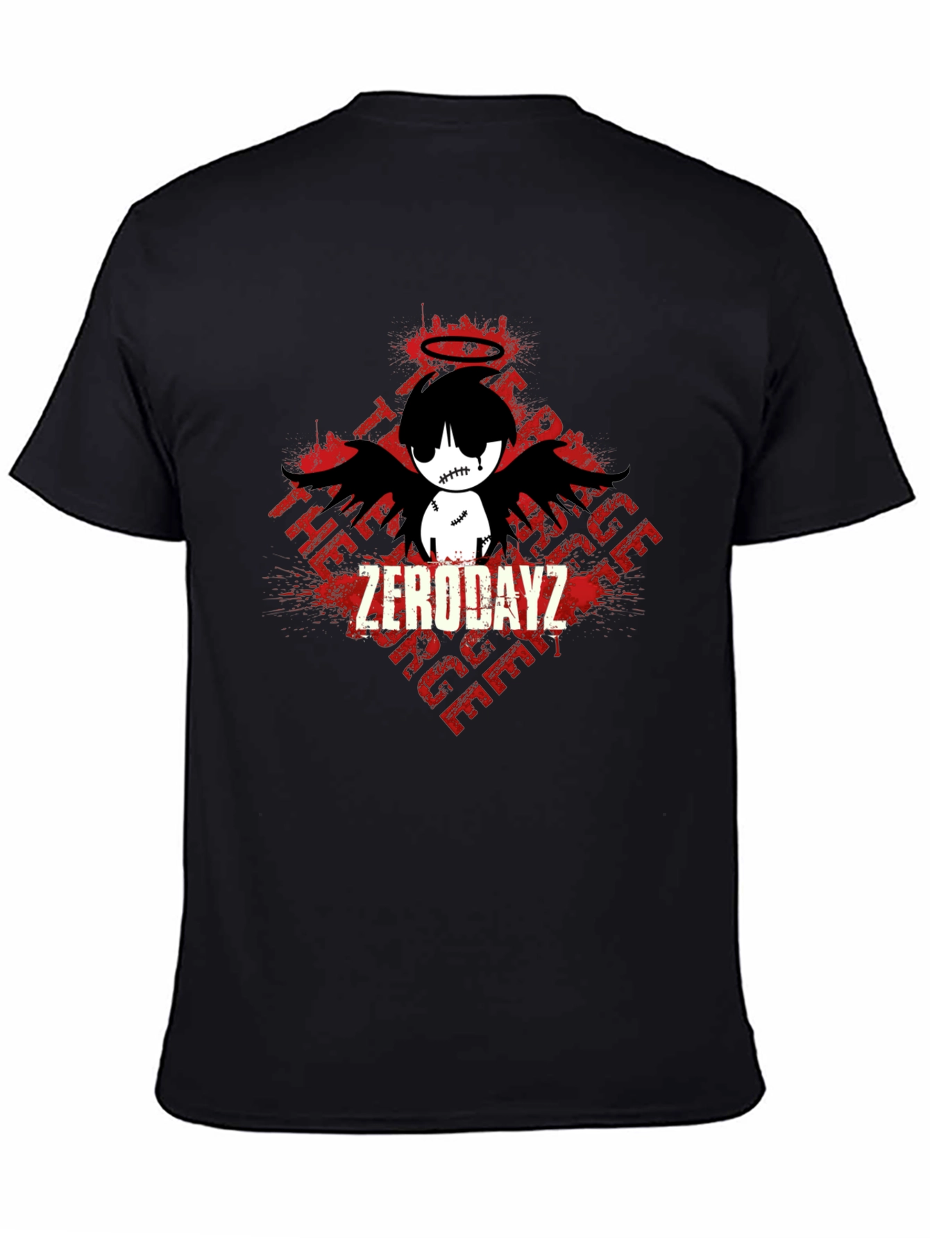 ZERODAYZ Angel Winged Graphic T-Shirt