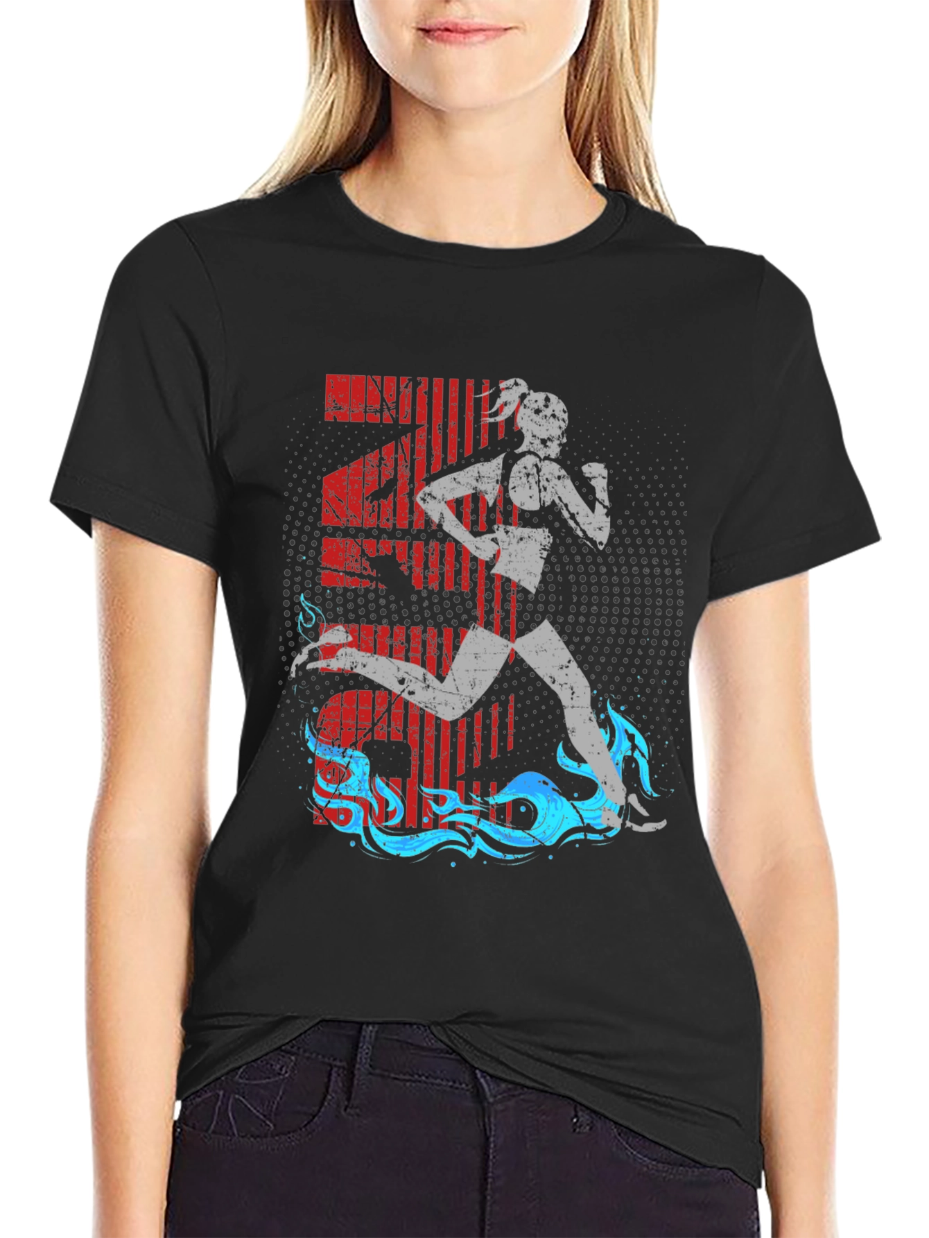 Runner Graphic T-Shirt - Athlete Activewear Tee