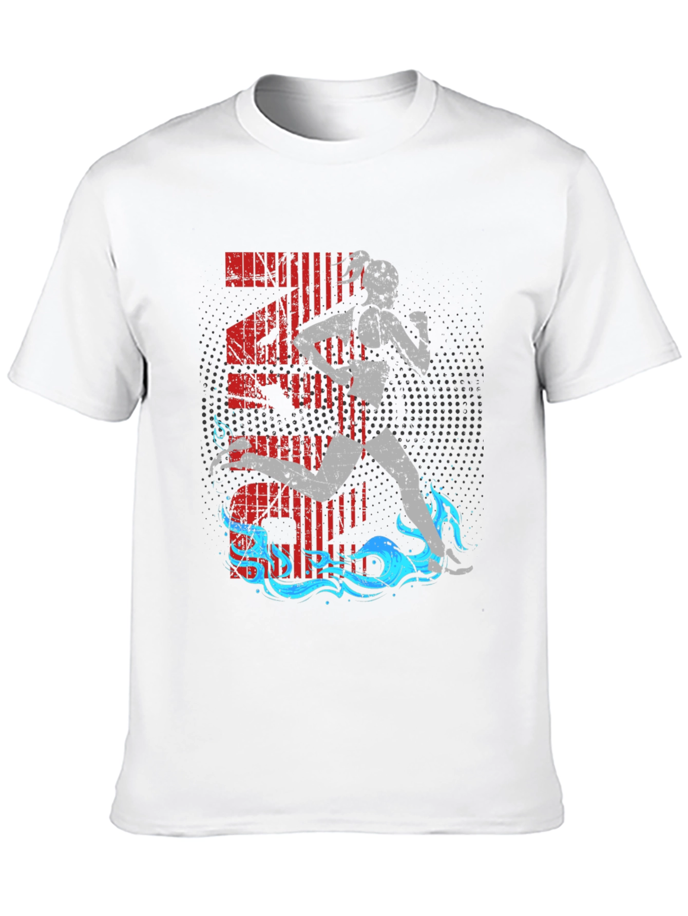 Runner Graphic T-Shirt - Athlete Activewear Tee