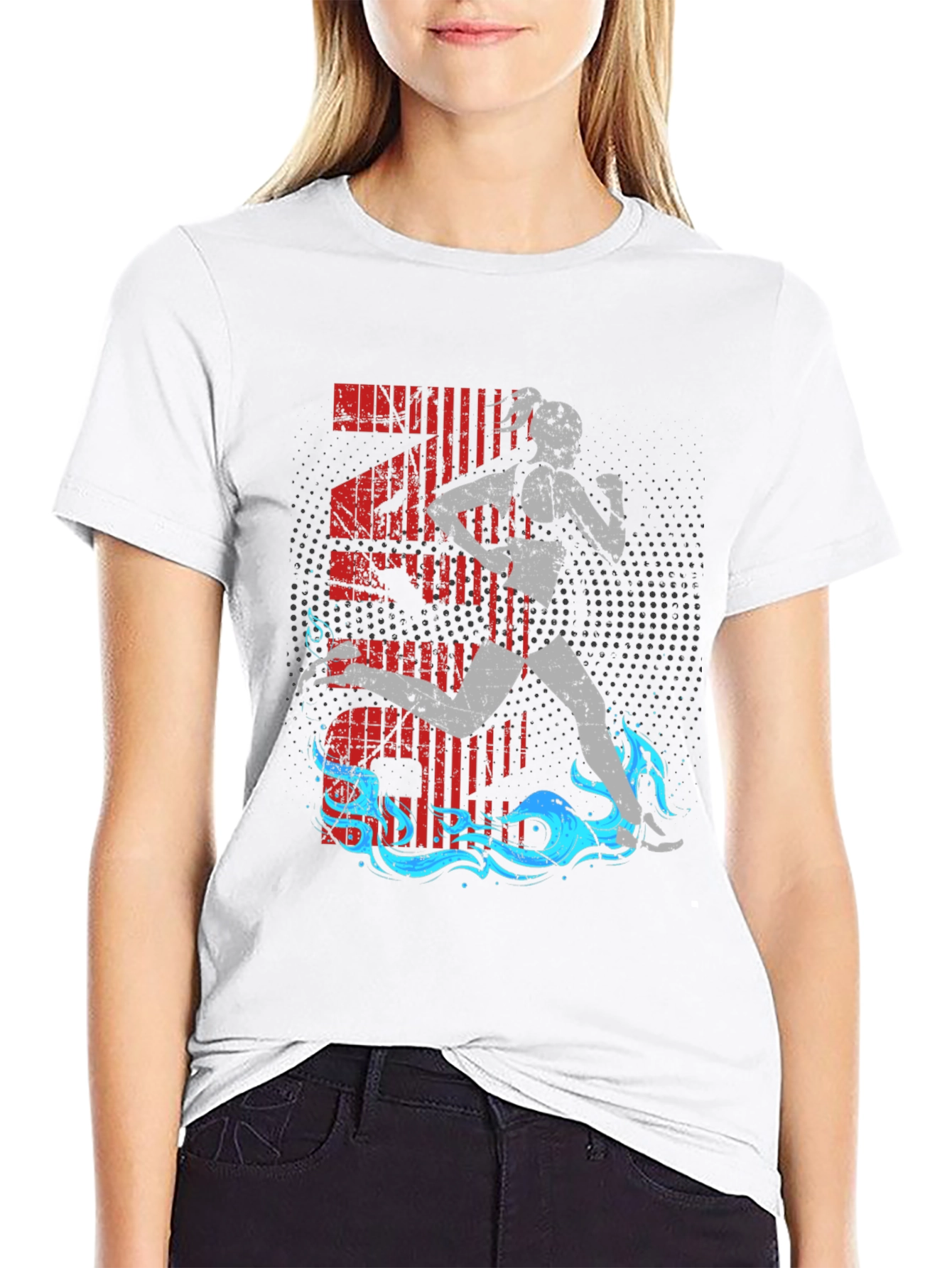 Runner Graphic T-Shirt - Athlete Activewear Tee