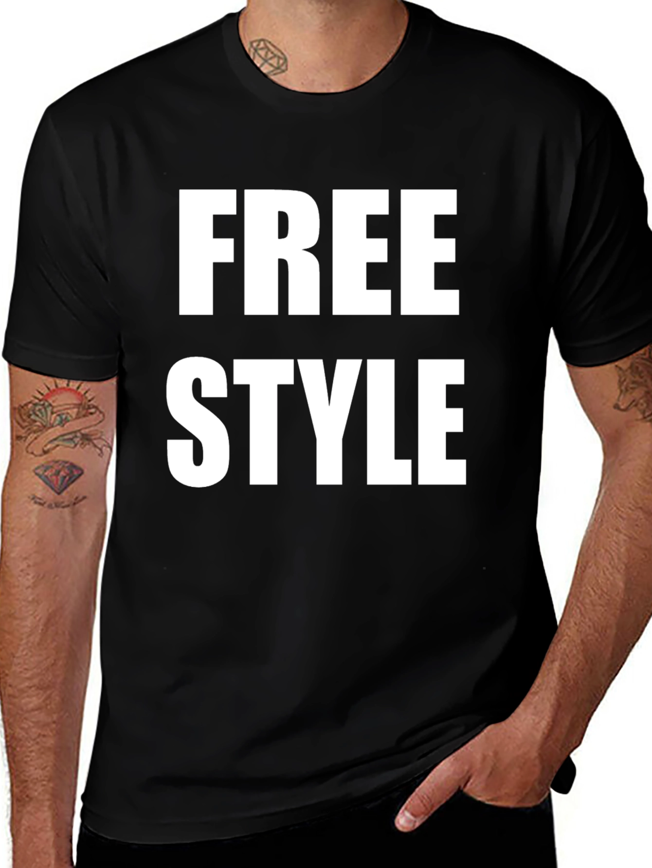 Freestyle Graphic Tee - Bold Statement Shirt