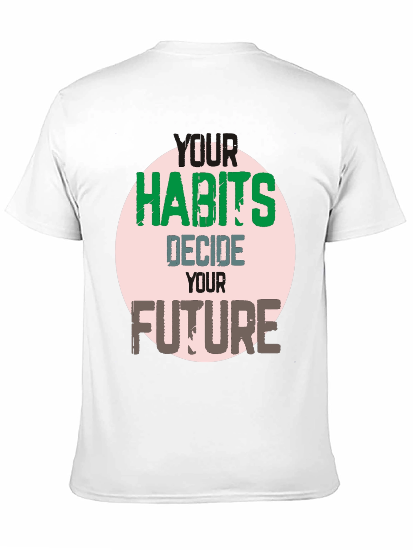 Habits Decide Future Graphic Tee - Black