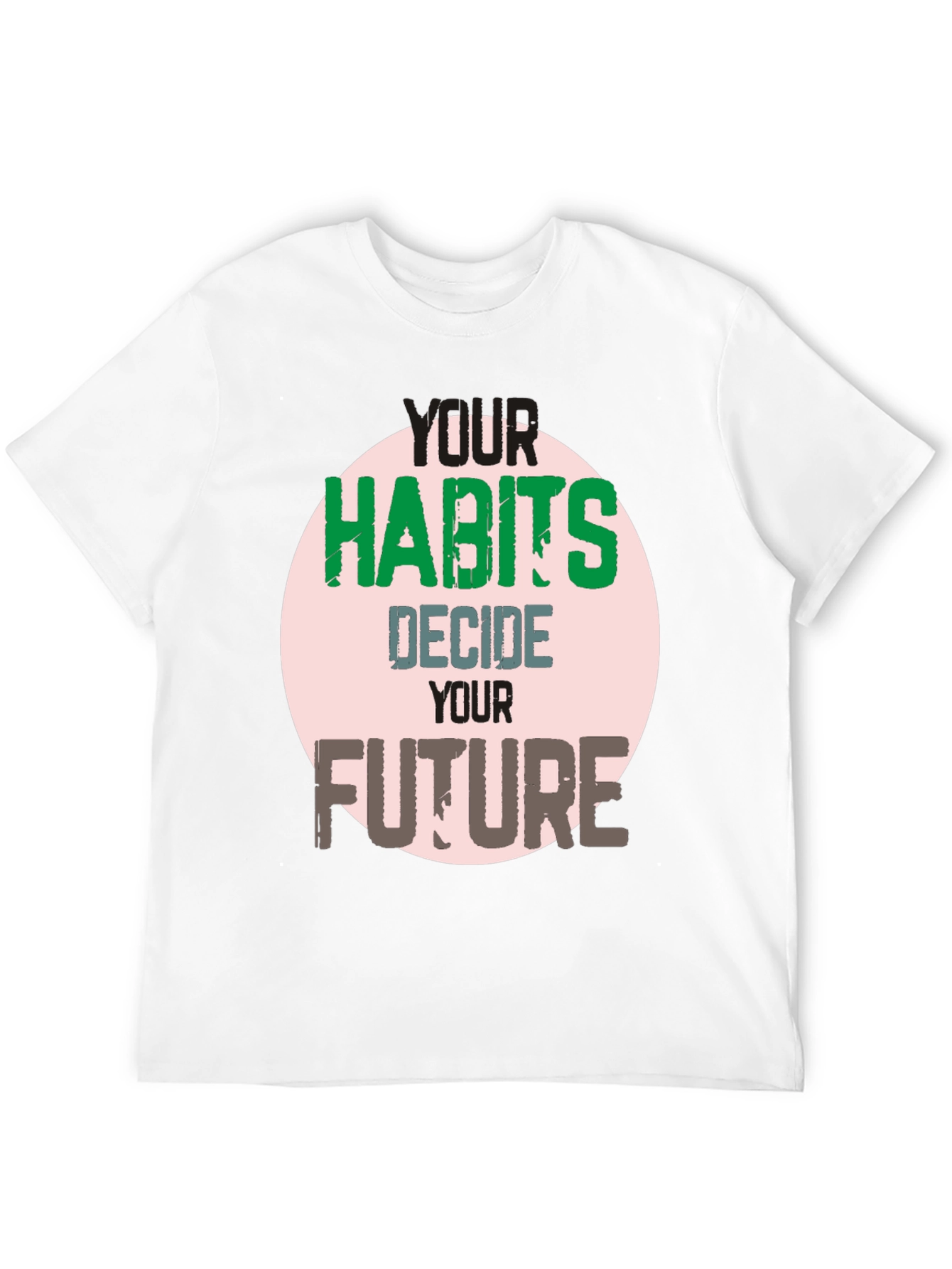 Habits Decide Future Graphic Tee - Black