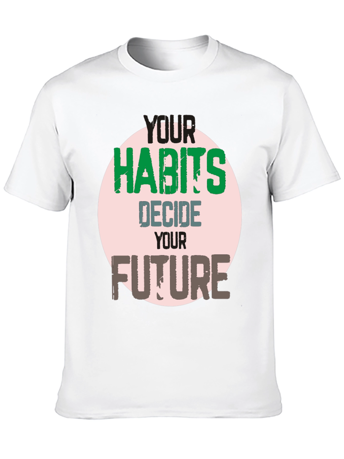 Habits Decide Future Graphic Tee - Black