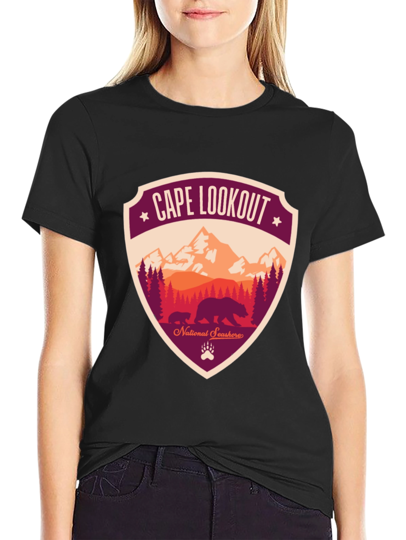 Cape Lookout National Seashore Bear T-Shirt
