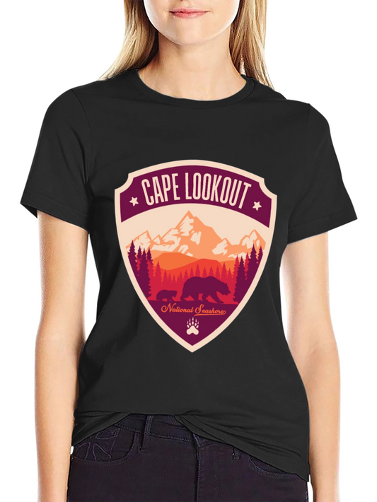 Cape Lookout National Seashore Bear T-Shirt