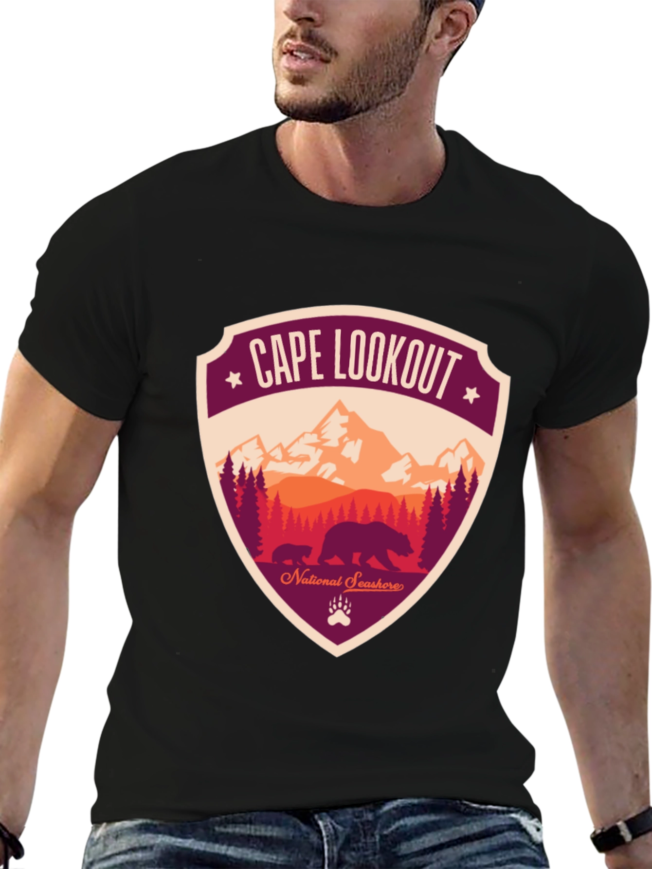 Cape Lookout National Seashore Bear T-Shirt