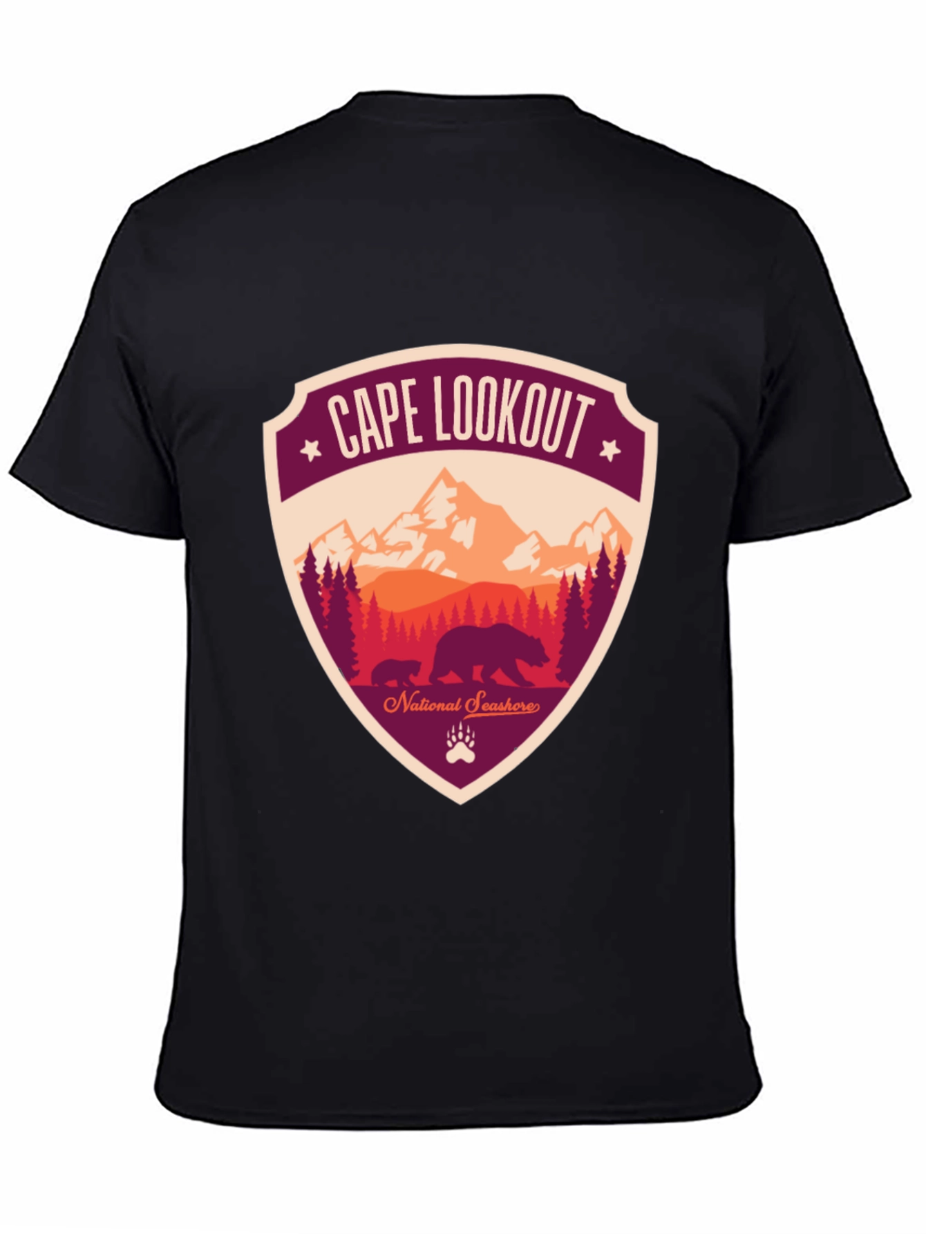 Cape Lookout National Seashore Bear T-Shirt