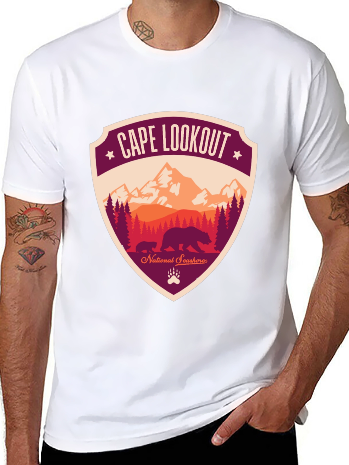 Cape Lookout National Seashore Bear T-Shirt