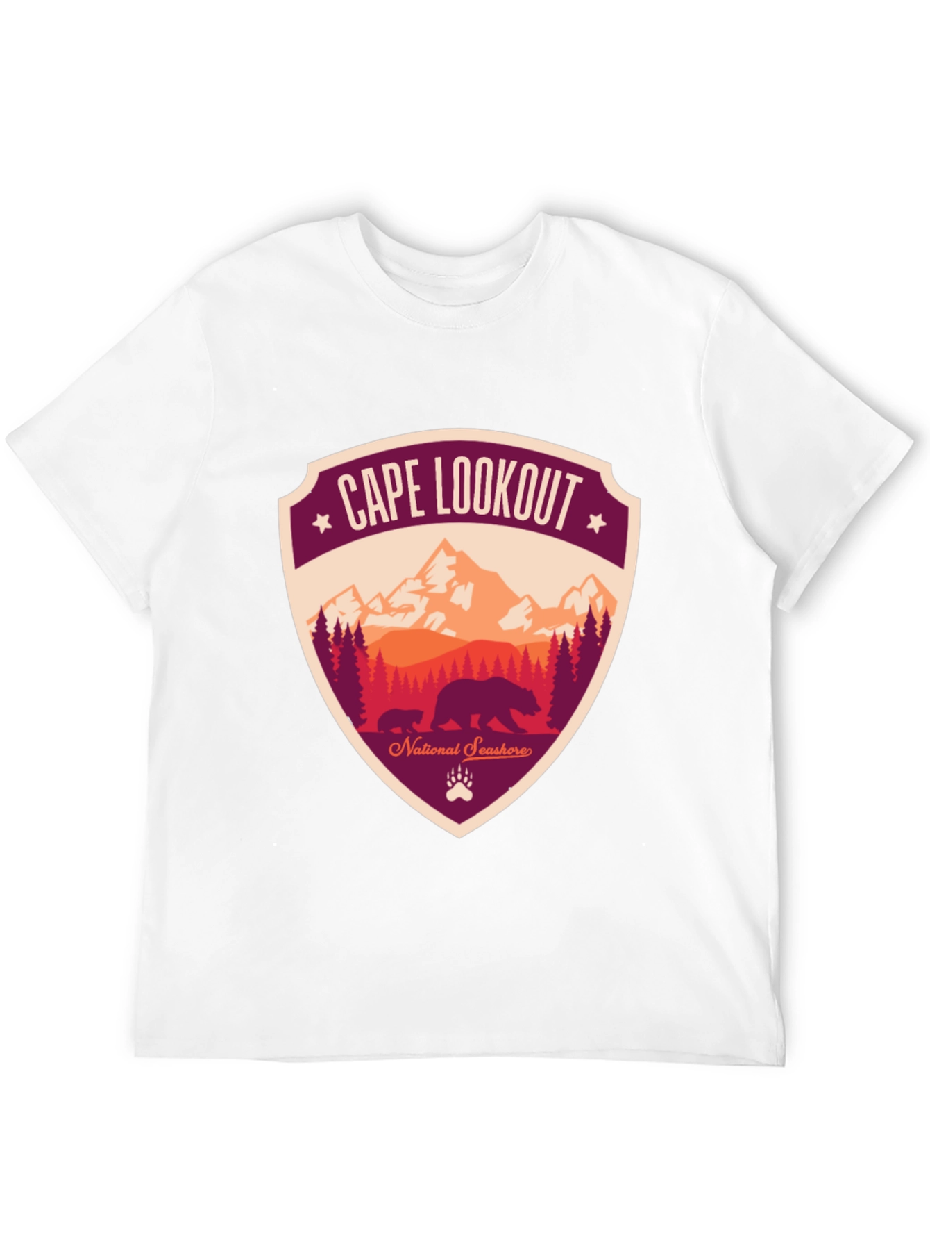 Cape Lookout National Seashore Bear T-Shirt