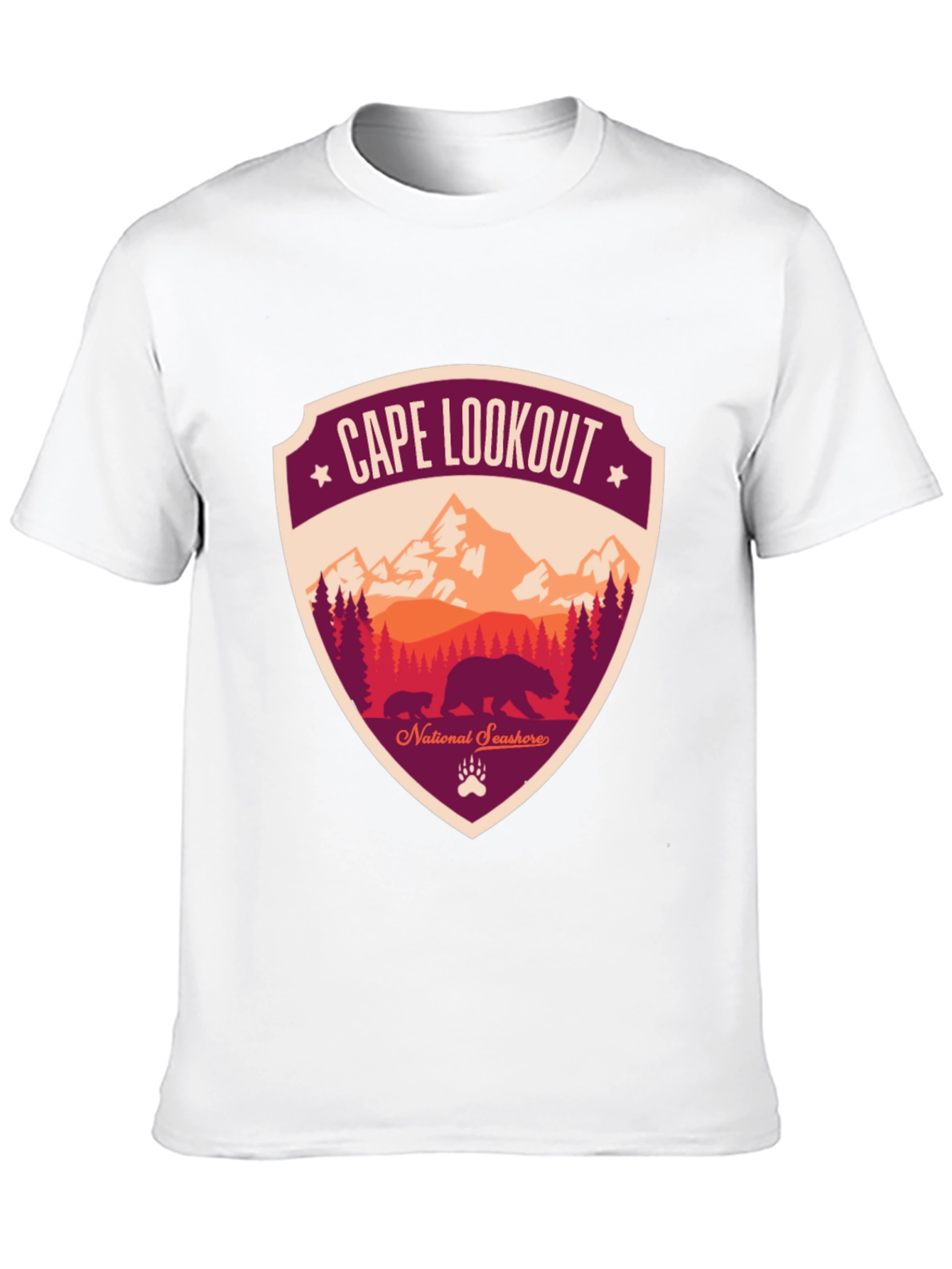 Cape Lookout National Seashore Bear T-Shirt