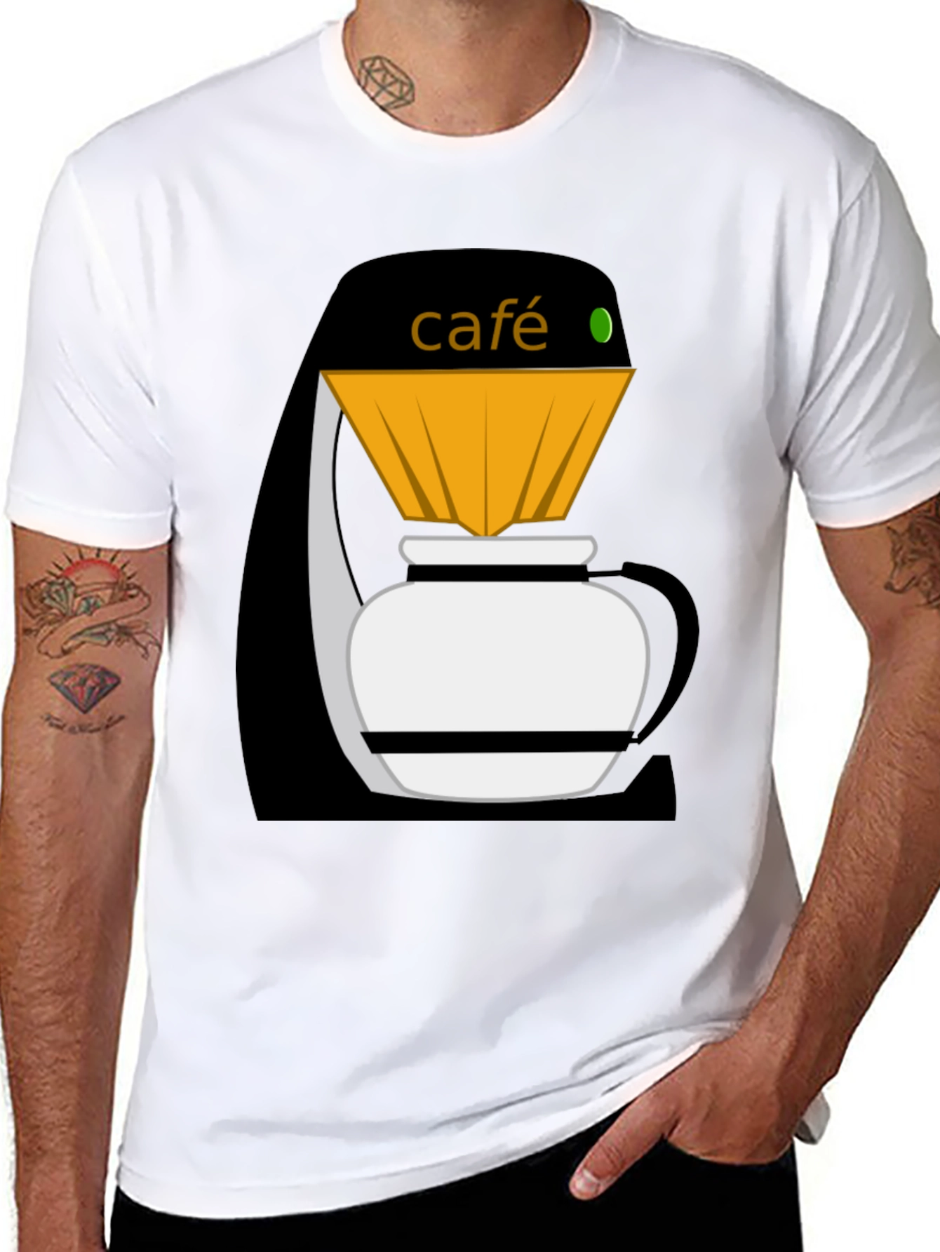 Cafe Graphic Tee - Coffee Lovers T-Shirt