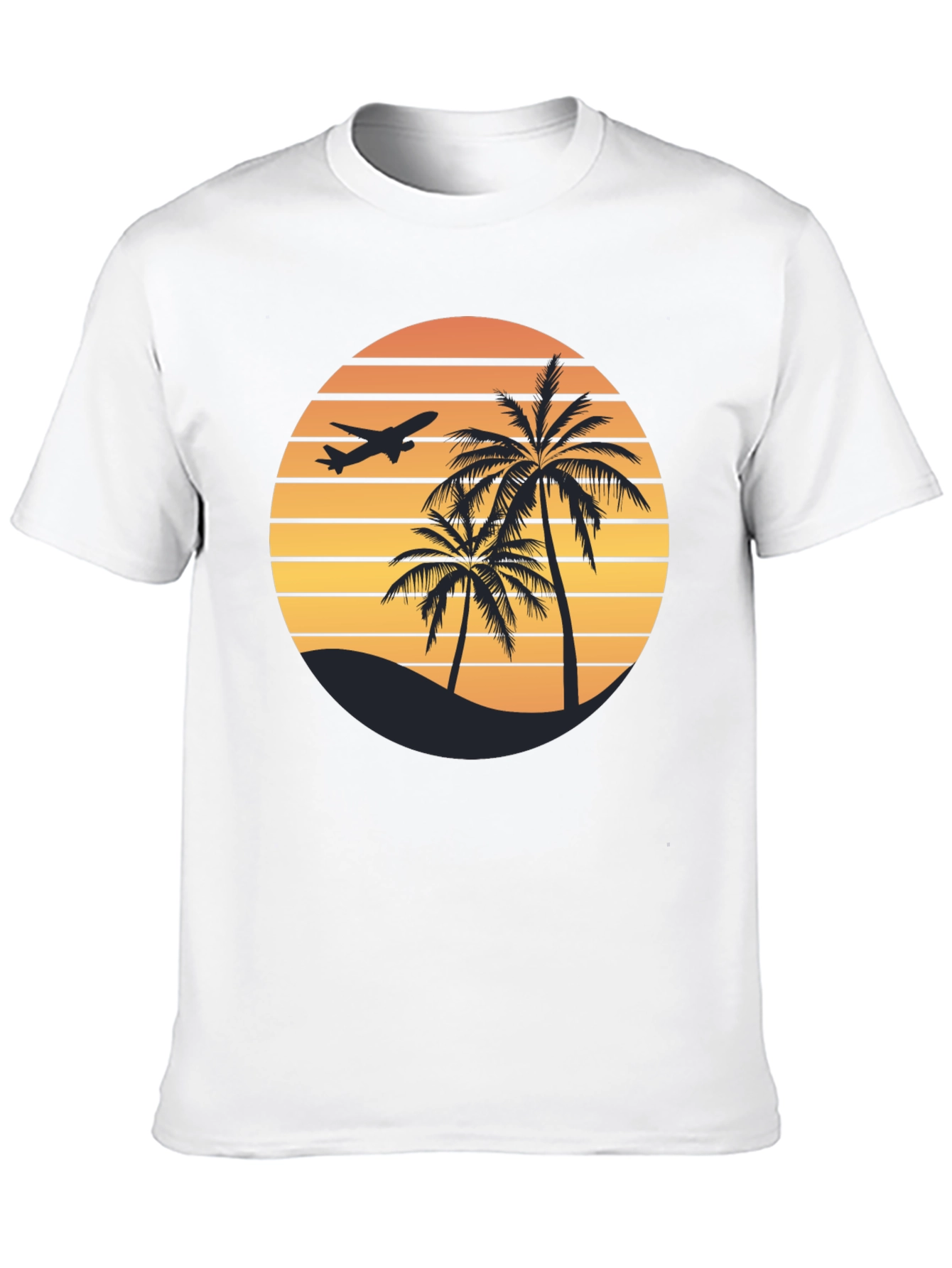 Tropical Sunset Graphic Tee - Island Vibes
