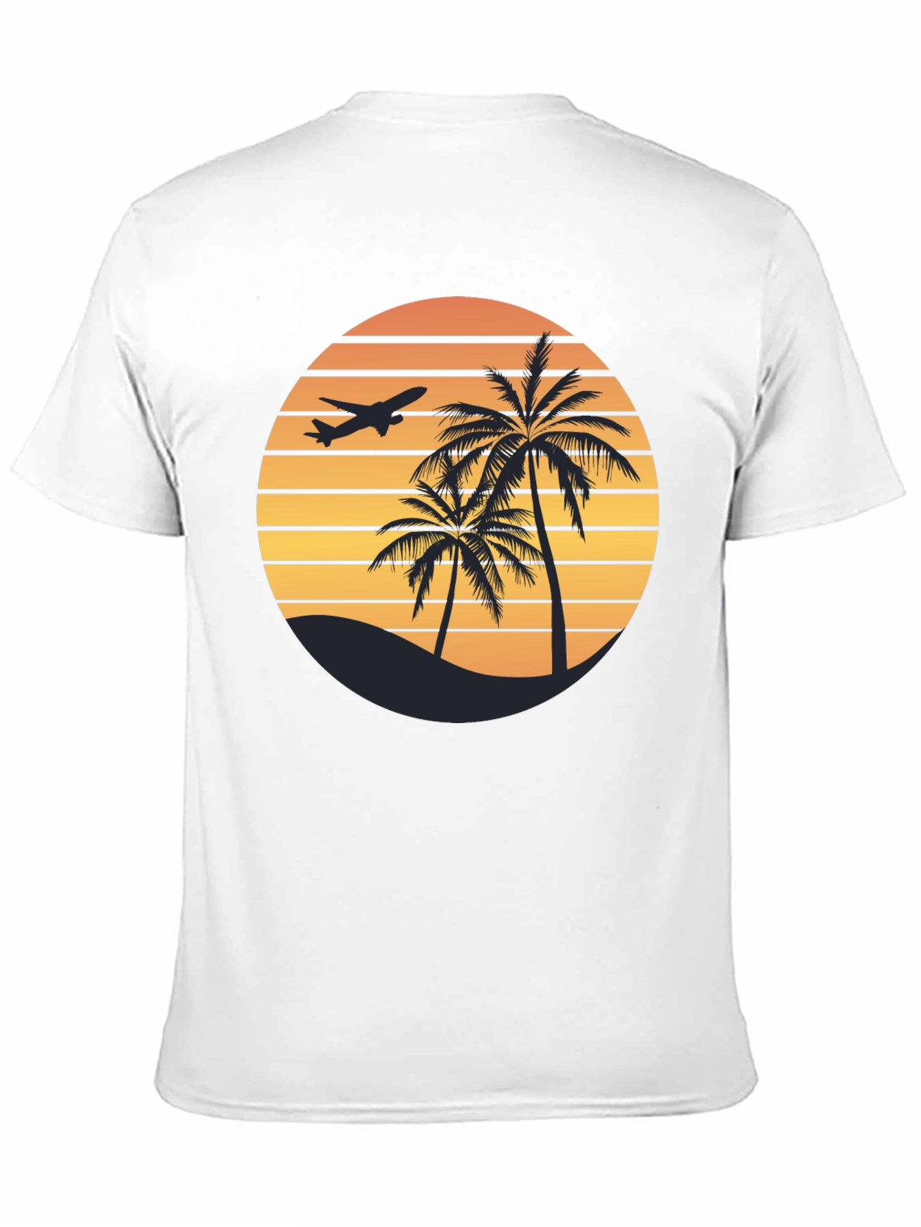 Tropical Sunset Graphic Tee - Island Vibes