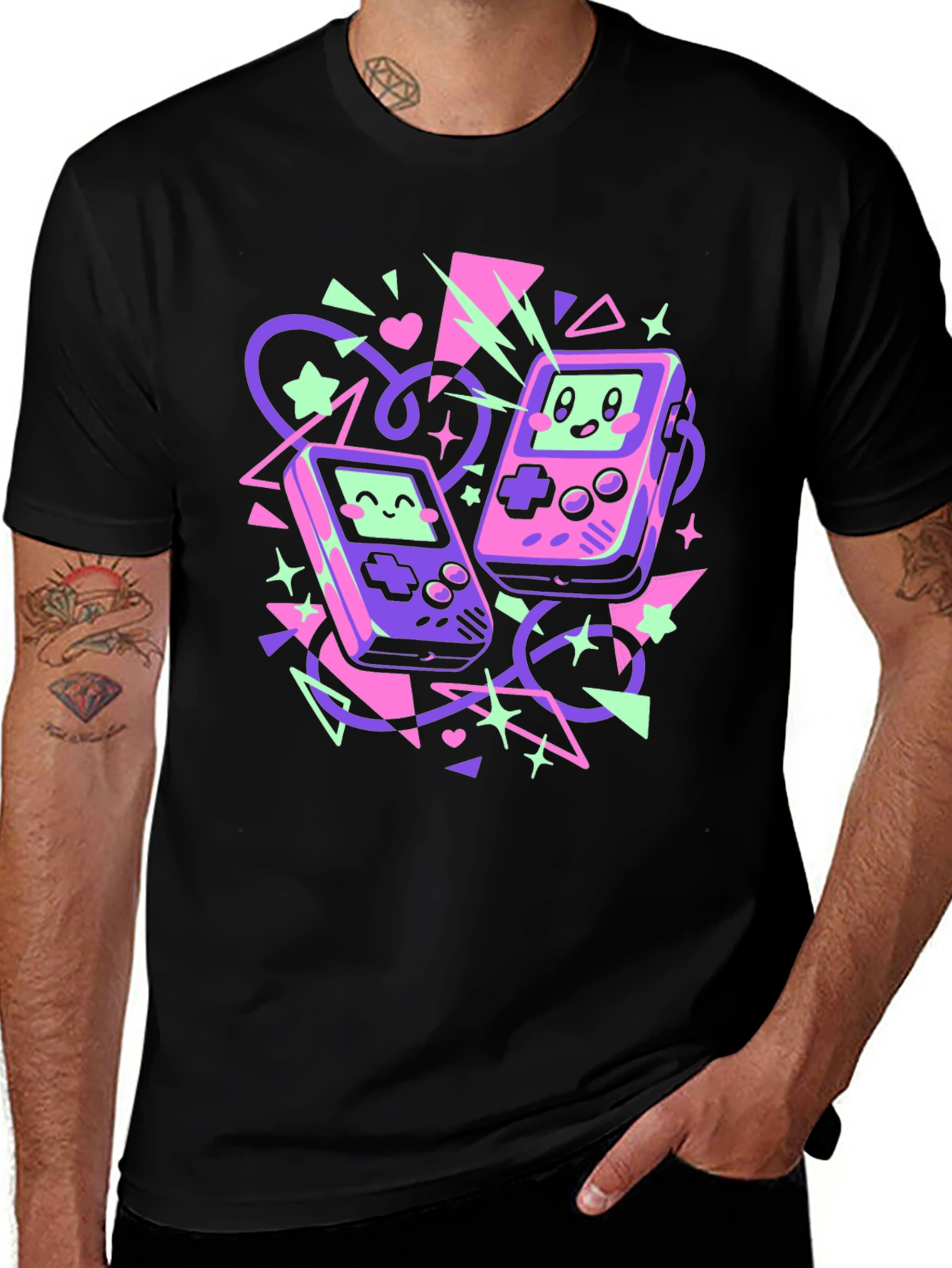 Retro Gaming T-Shirt - Game Console Graphic Tee