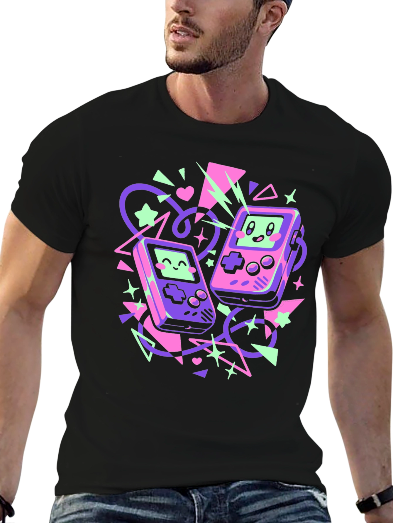 Retro Gaming T-Shirt - Game Console Graphic Tee
