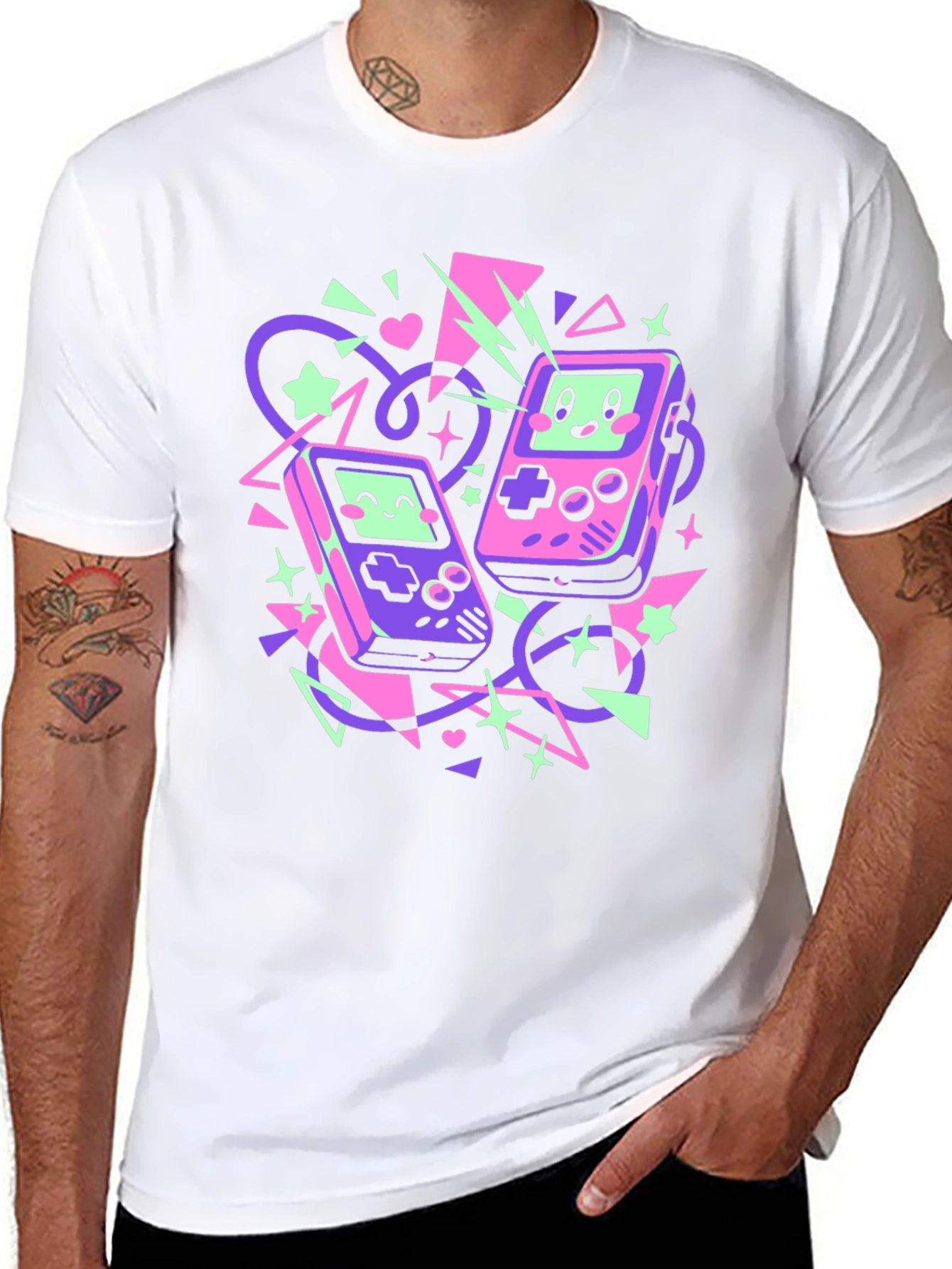 Retro Gaming T-Shirt - Game Console Graphic Tee