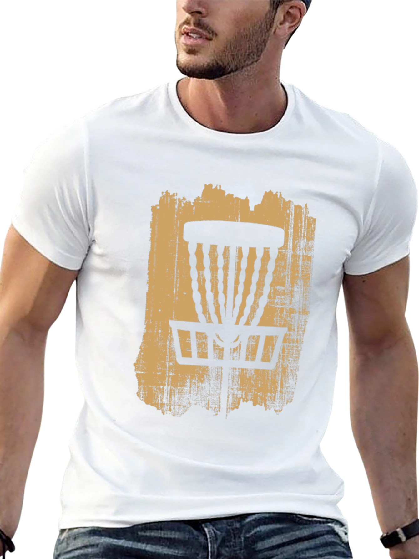 Disc Golf Basket Graphic T-Shirt